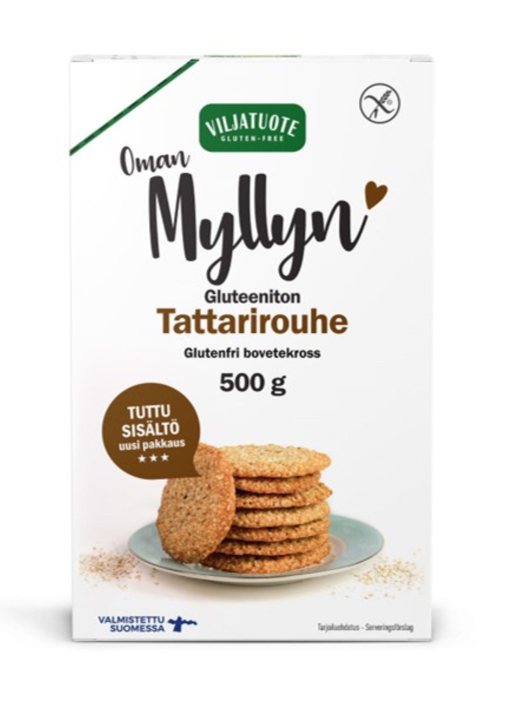 Virtasalmen Viljatuote Gluteeniton Tattarirouhe 500g