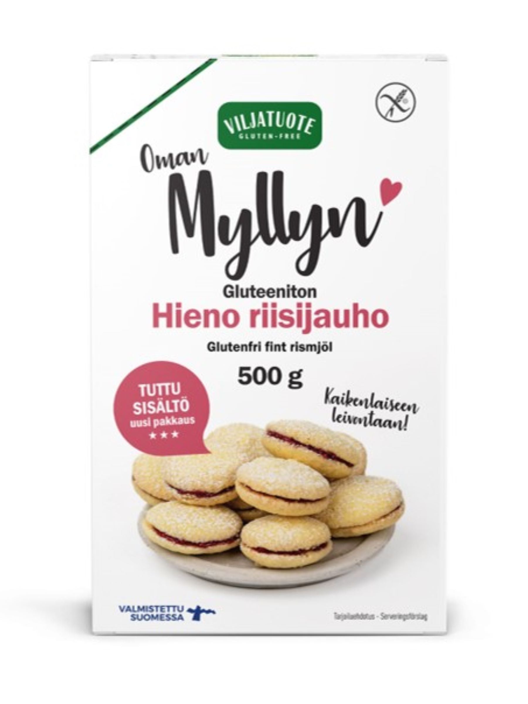 Virtasalmen Viljatuote Gluteeniton Hieno riisijauho 500g
