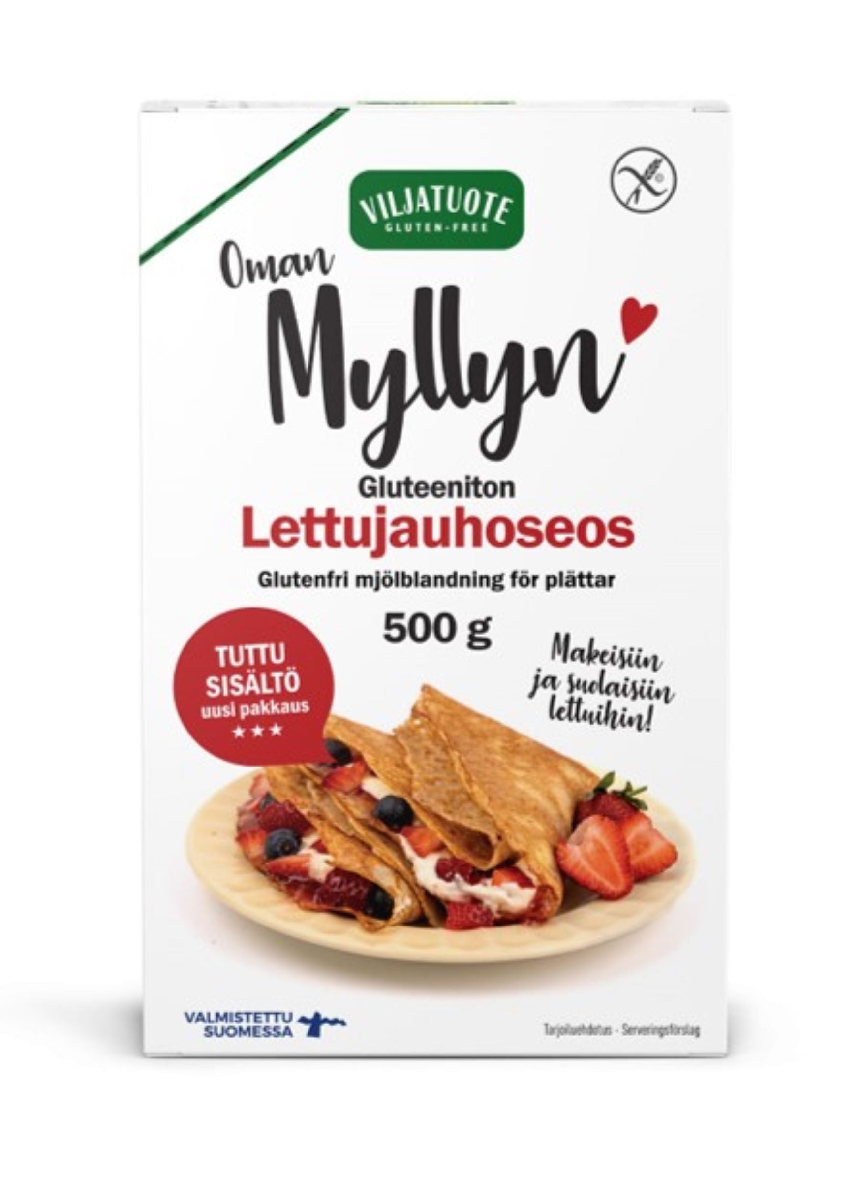 Virtasalmen Viljatuote Gluteeniton Lettujauhoseos 500g