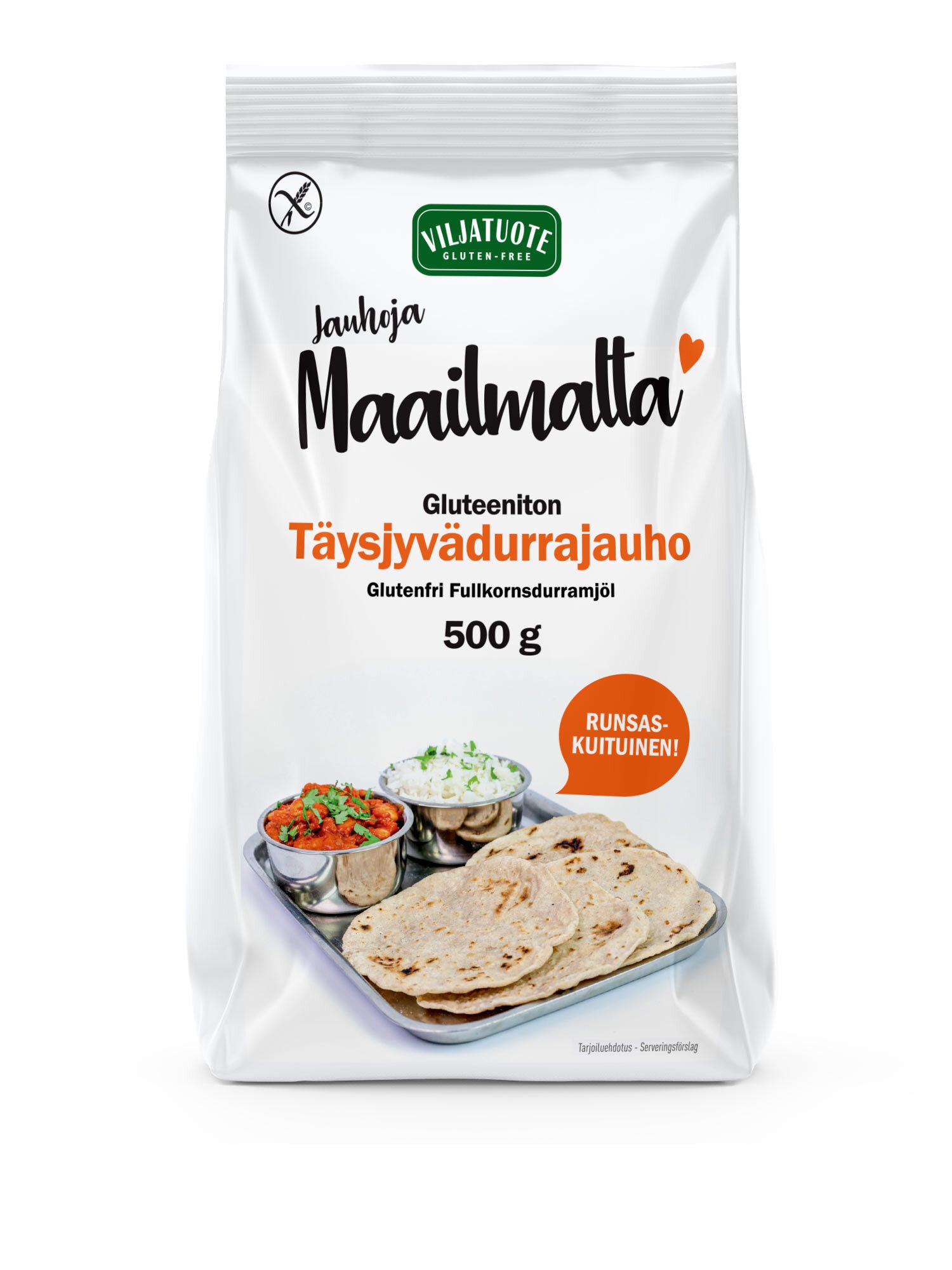 Virtasalmen Viljatuote Gluteeniton Täysjyvädurrajauho 500g
