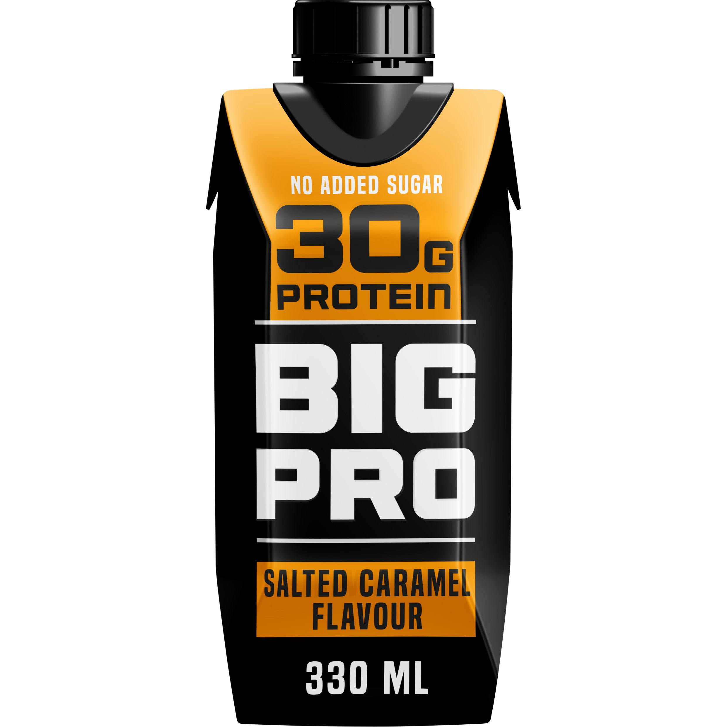 BIG PRO laktoositon suolainen karamelli proteiinijuoma 330 ml, UHT