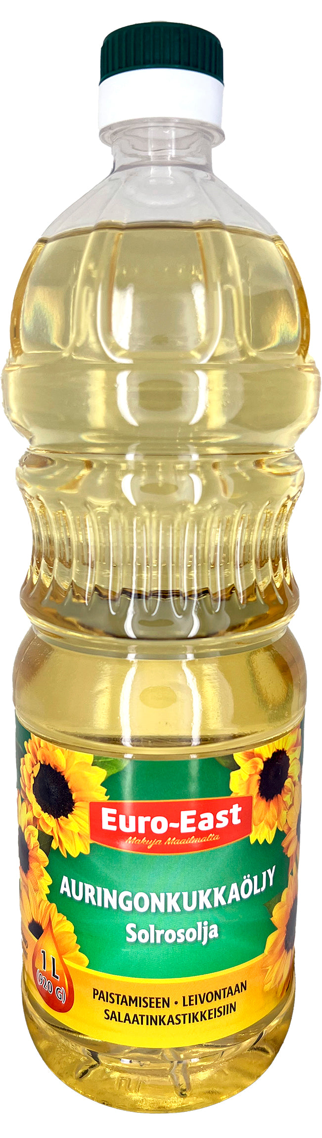 Euro-East Auringonkukkaöljy, raffinoitu 1L