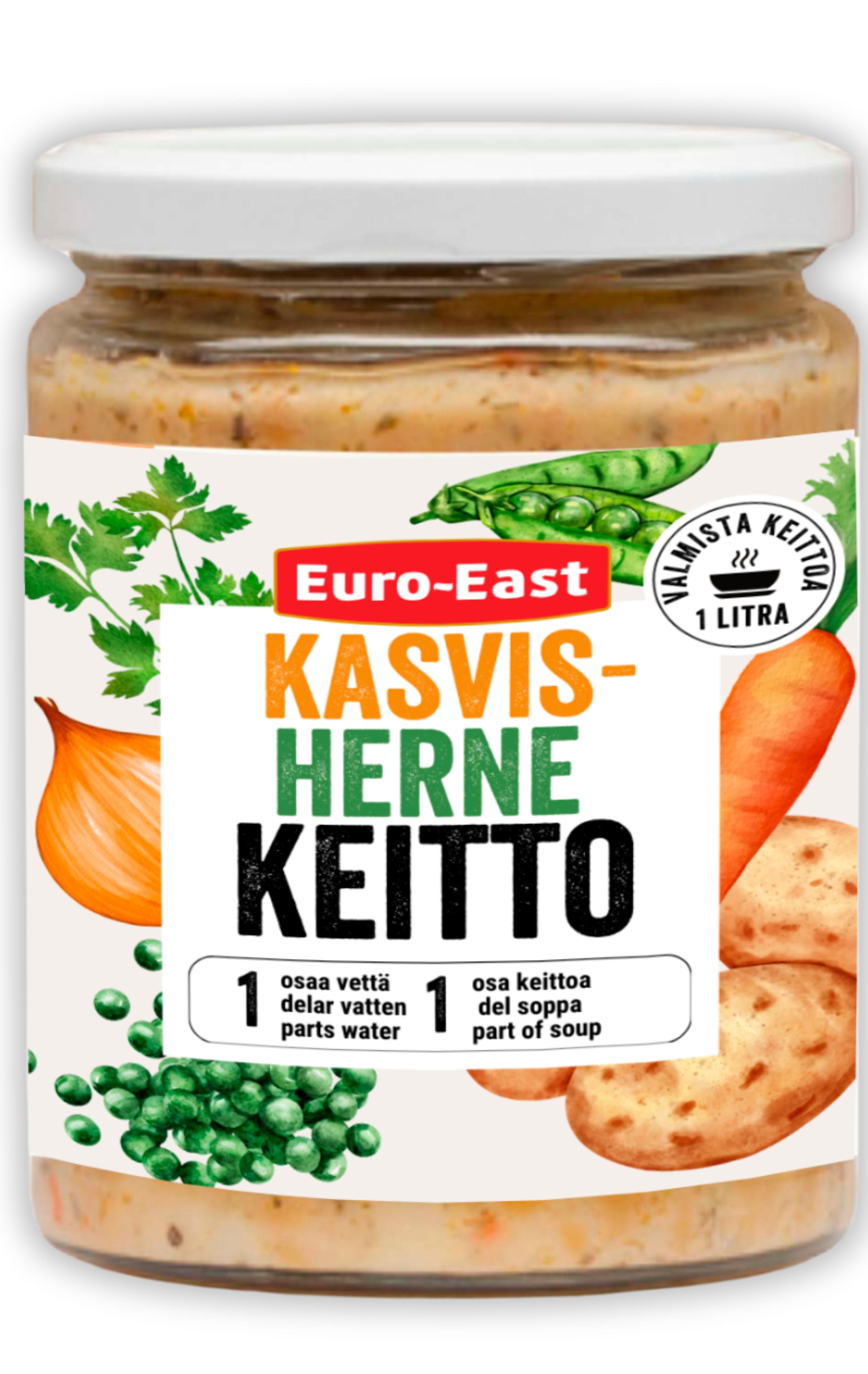 Euro-East Kasvishernekeitto 520 g