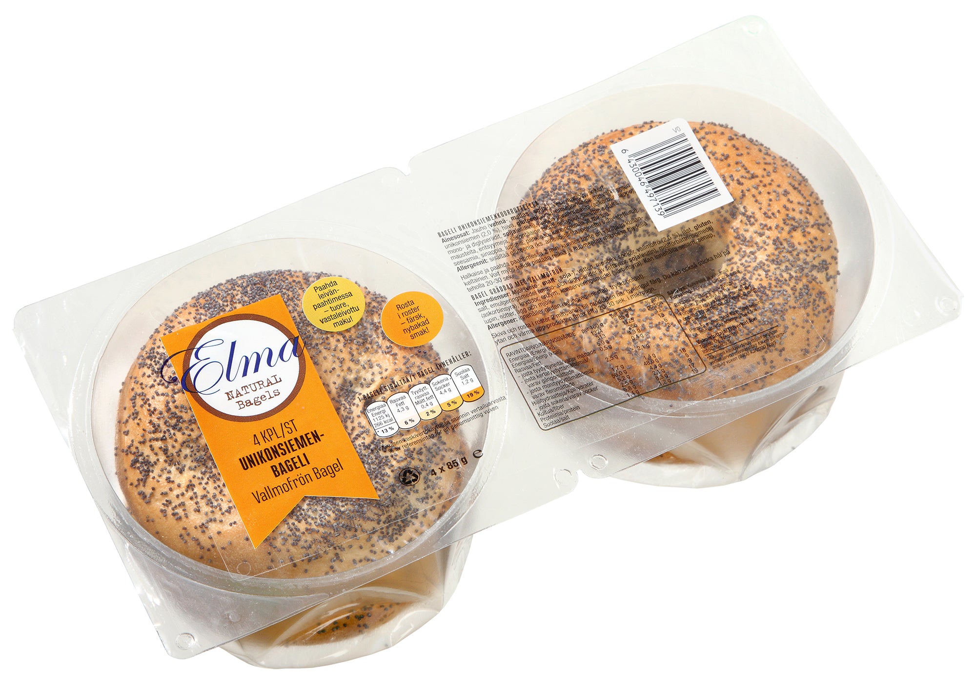 Bagels naturels Elma Unikonsiemen