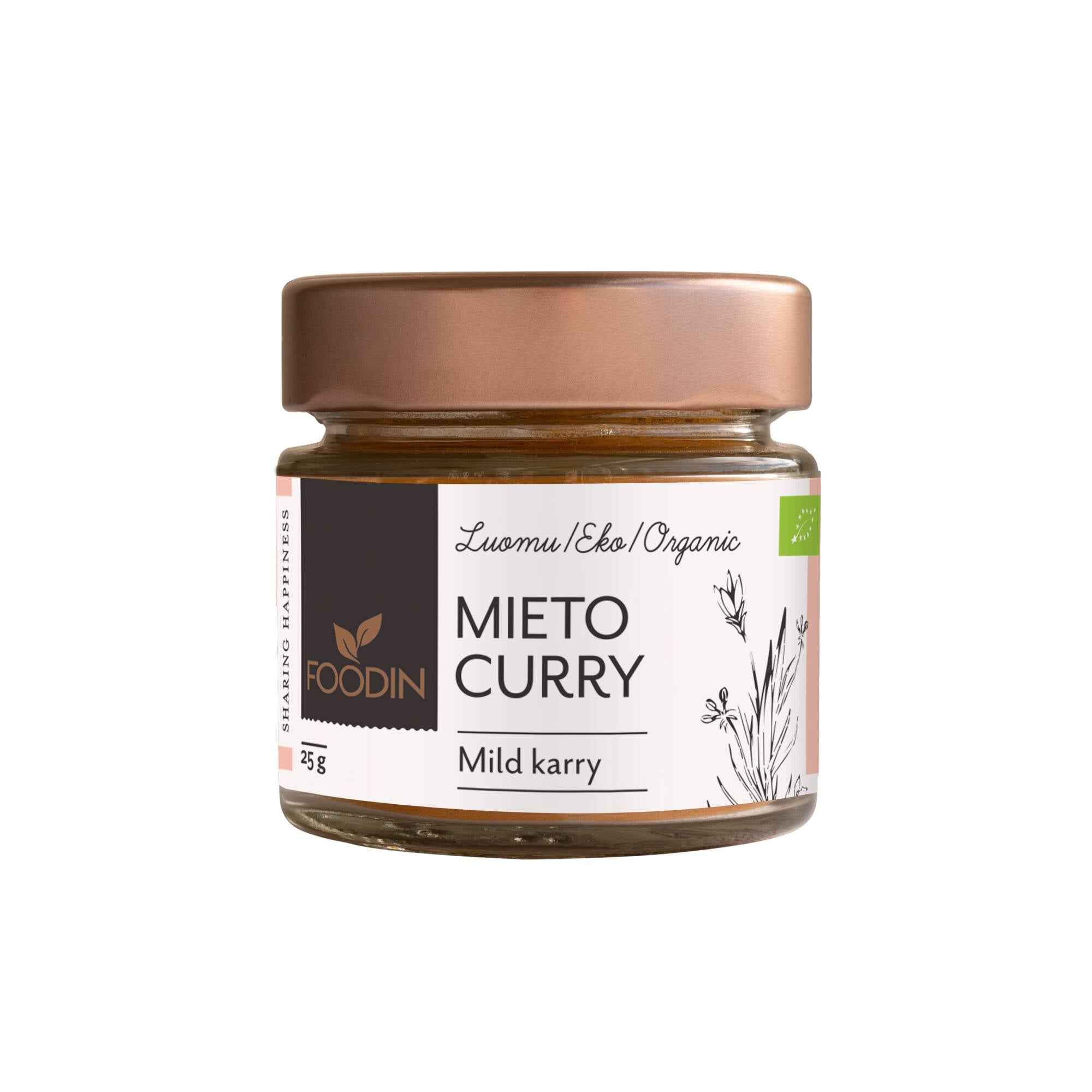 Curry Foodin Mieto, luomu 25g