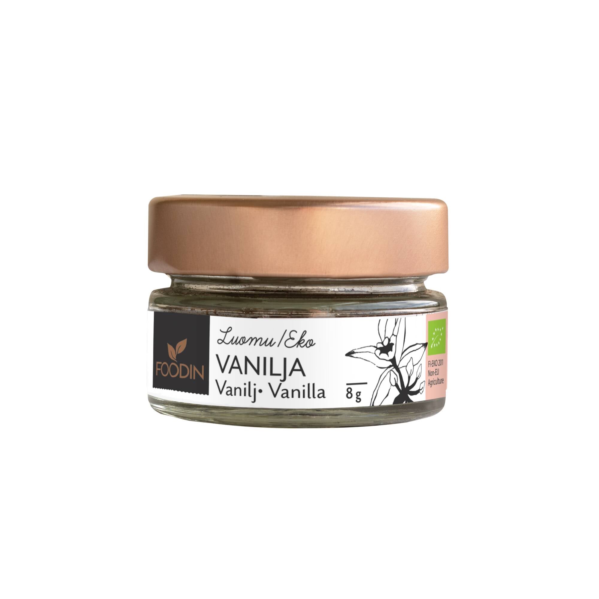 Foodin Vanille, luomu 8g