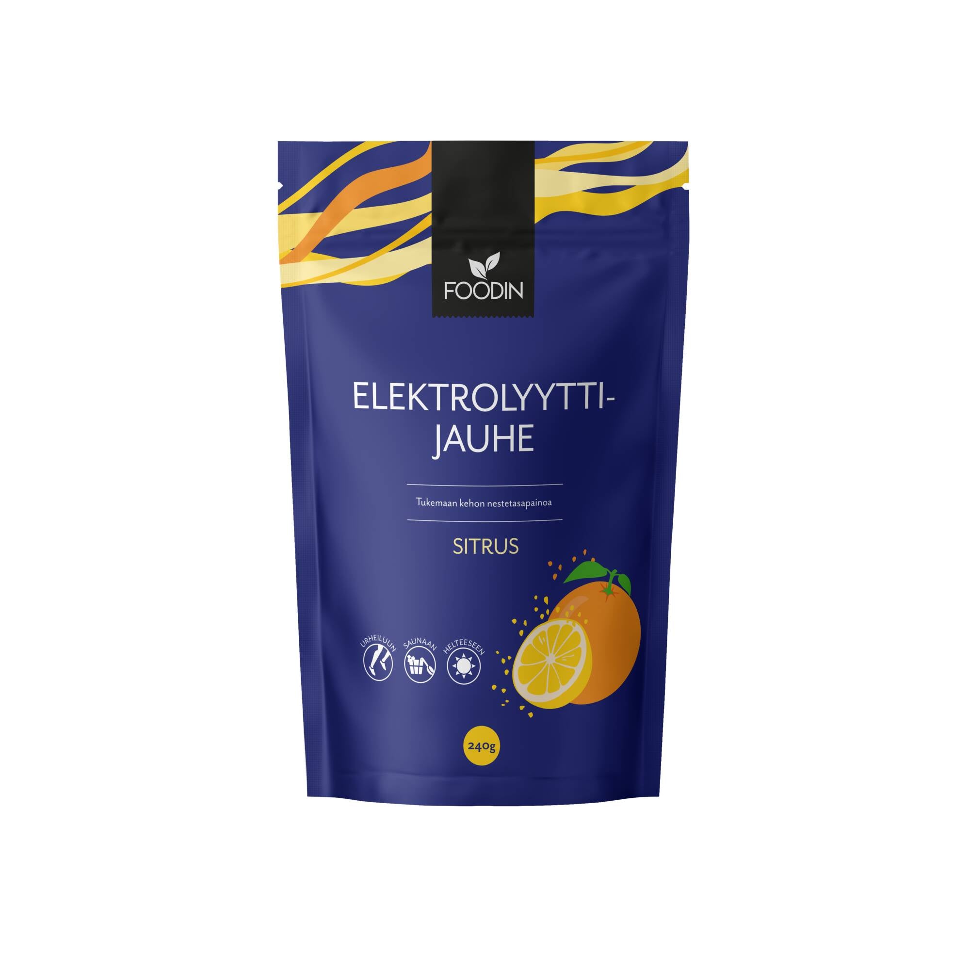 Foodin Elektrolyyttijauhe Sitrus 240g