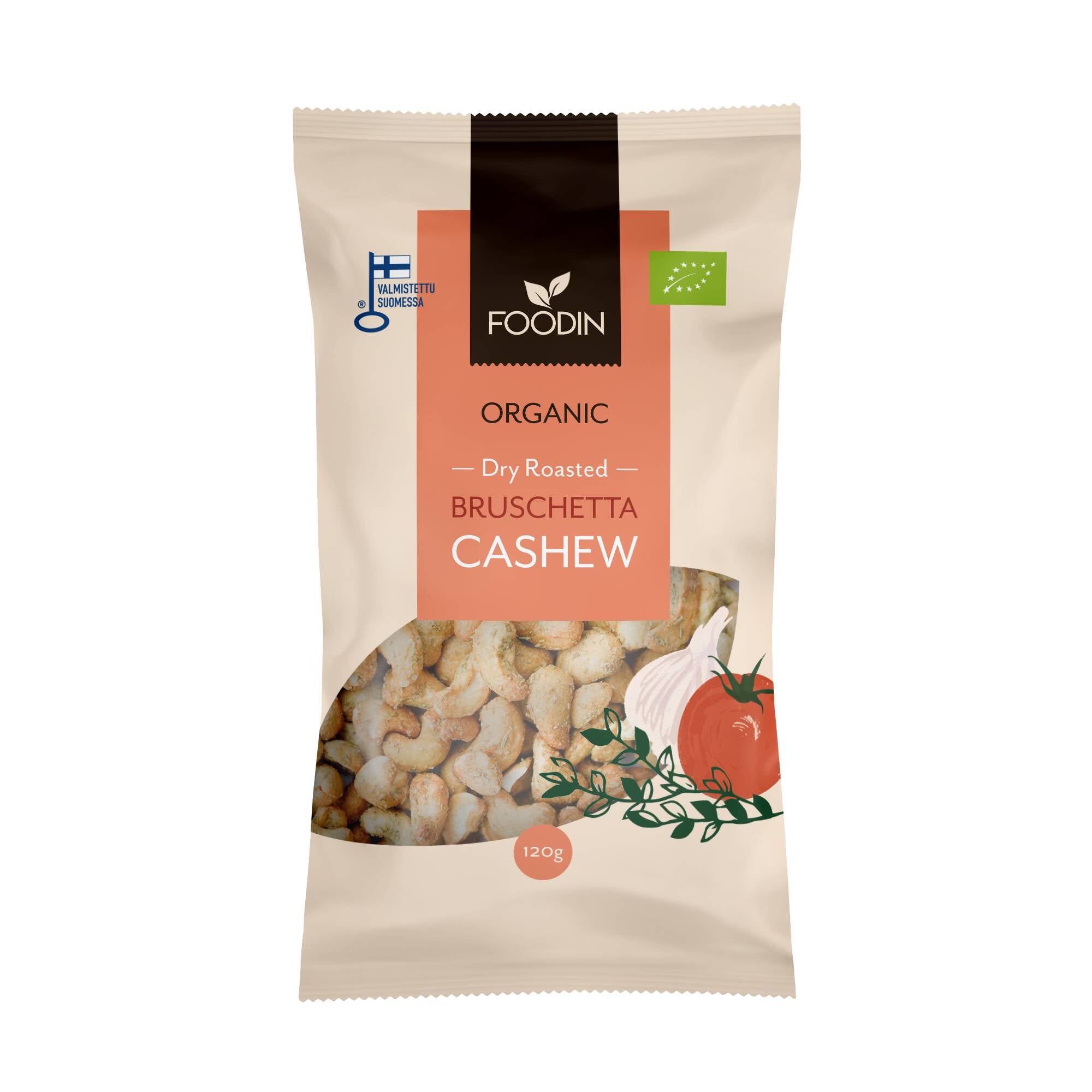 Foodin Bruschetta Cashew, luomu 120g