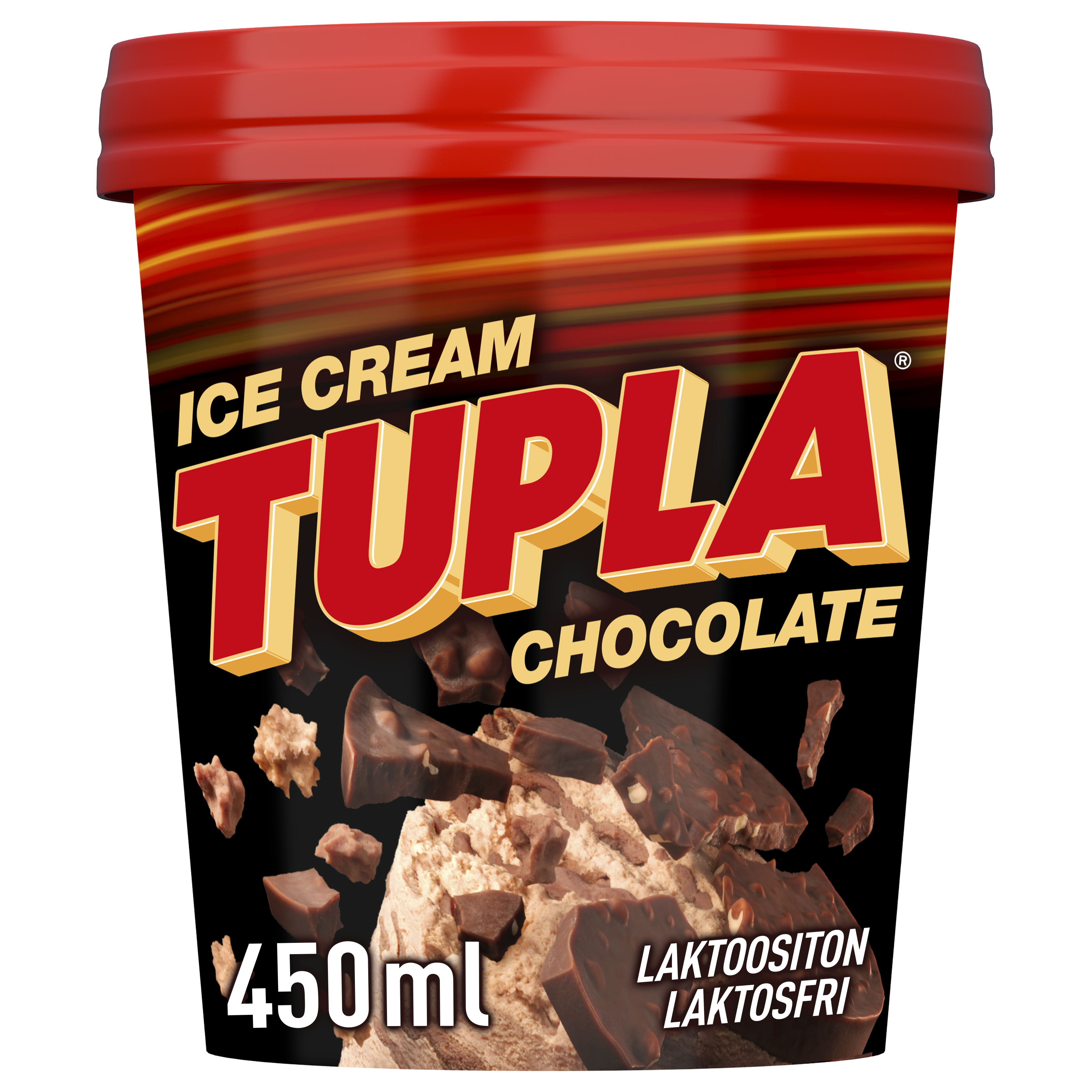Tupla Laktoositon Chocolate jäätelö 450ml/305g