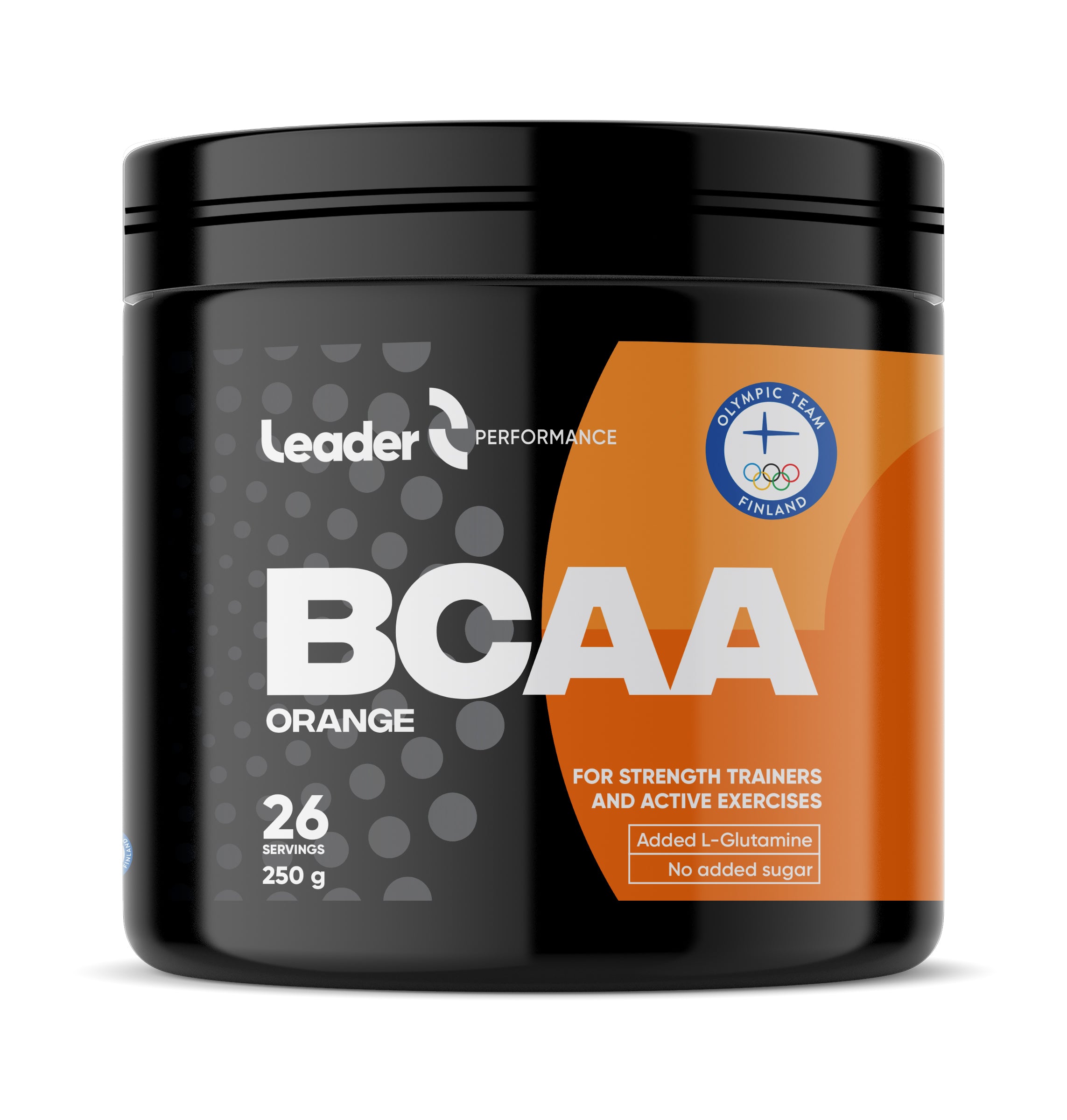 Leader Performance ravintolisä BCAA aminohappojuomajauhe appelsiininmakuinen 250 g