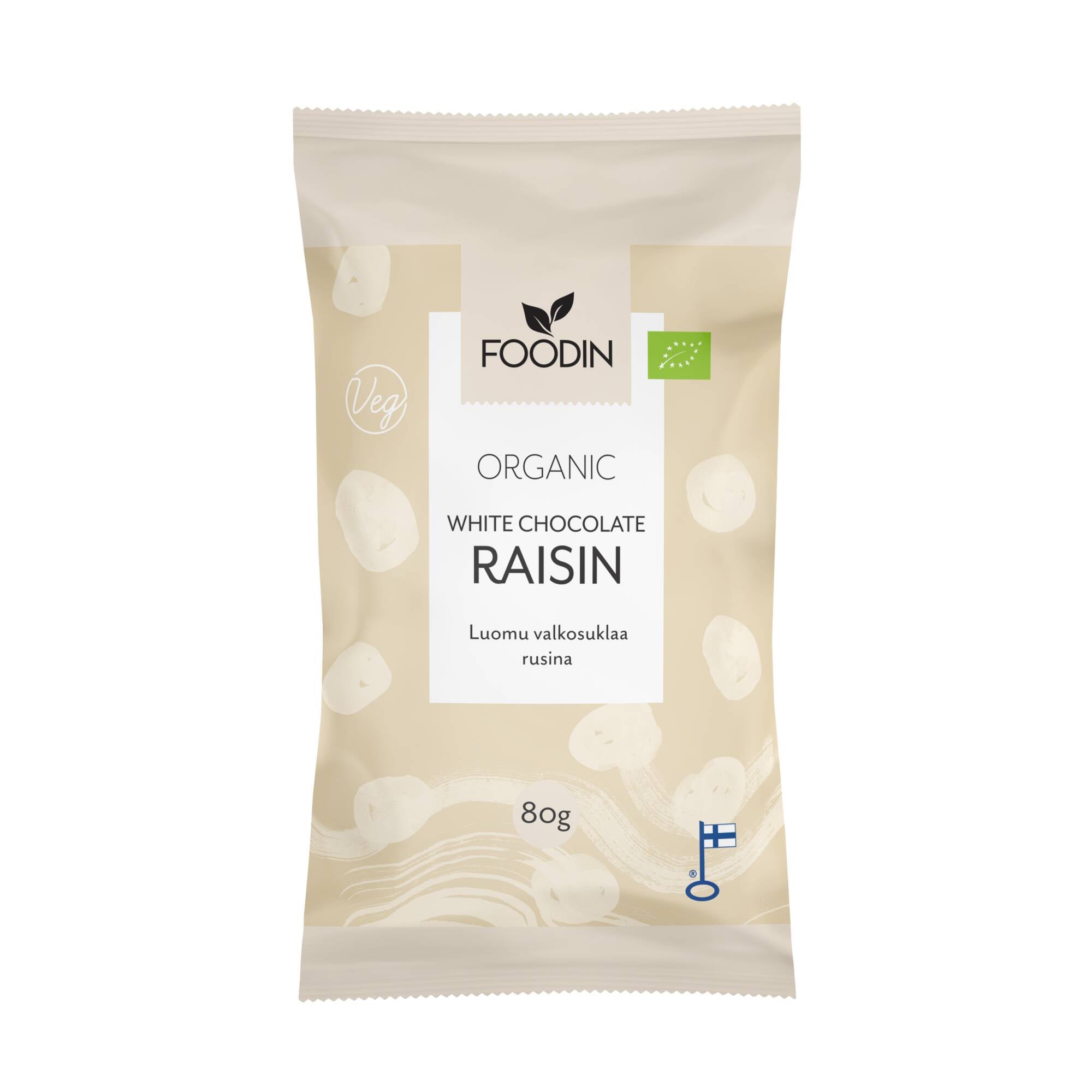 Foodin Valkosuklaarusina luomu 80g