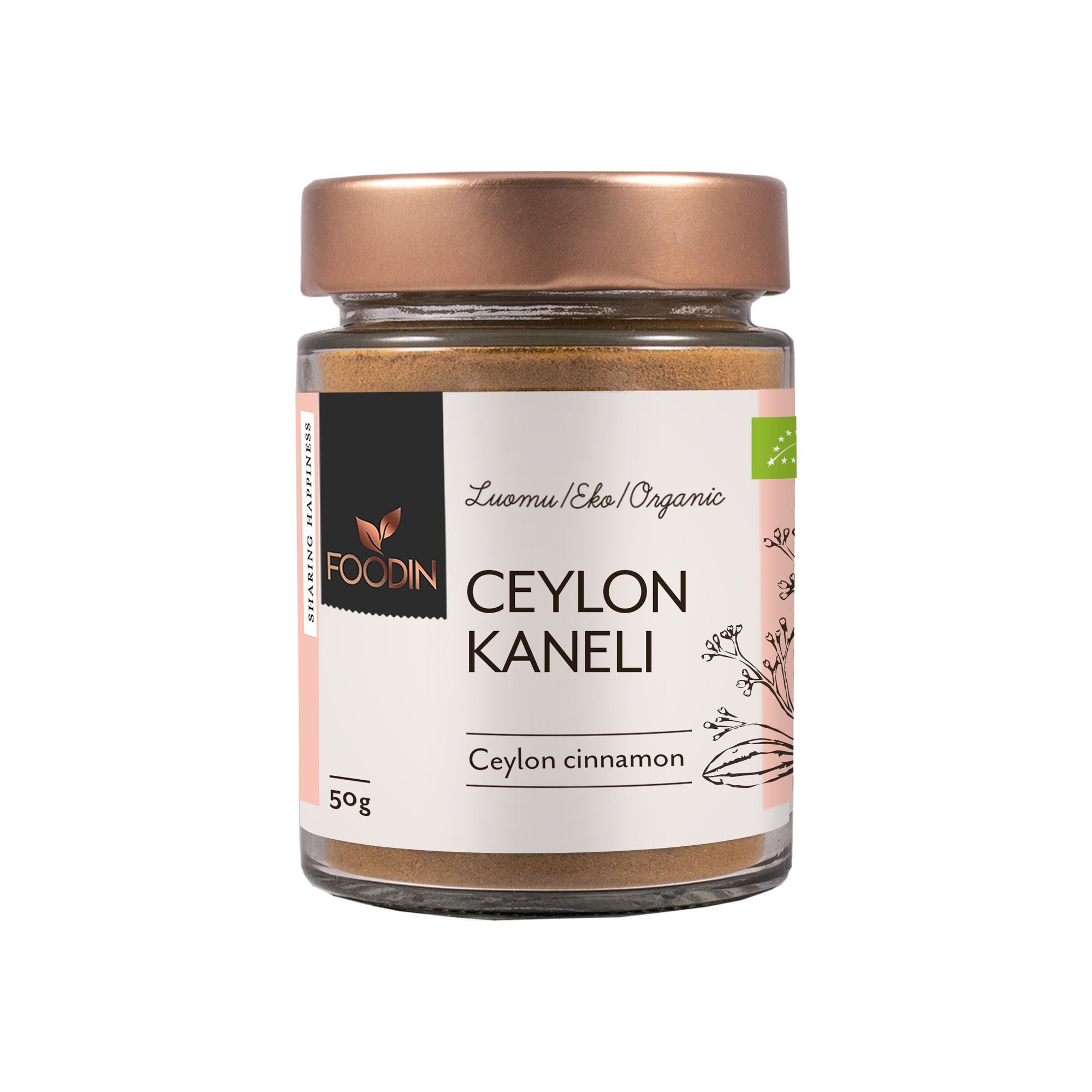 Foodin Ceylan Kaneli Luomu 50g