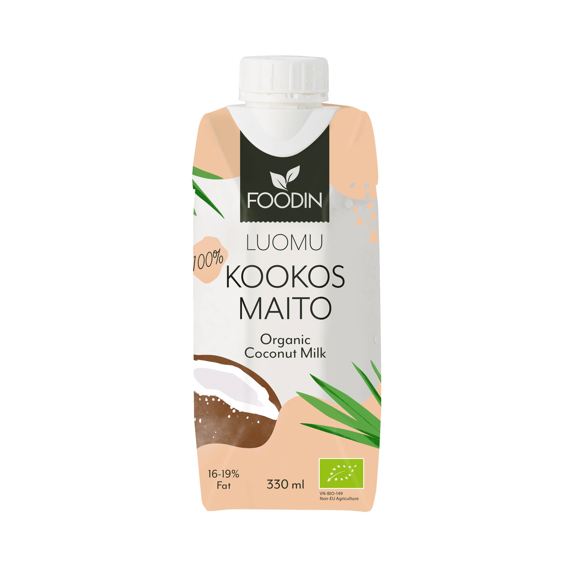 Foodin kookosmaito luomu 330ml