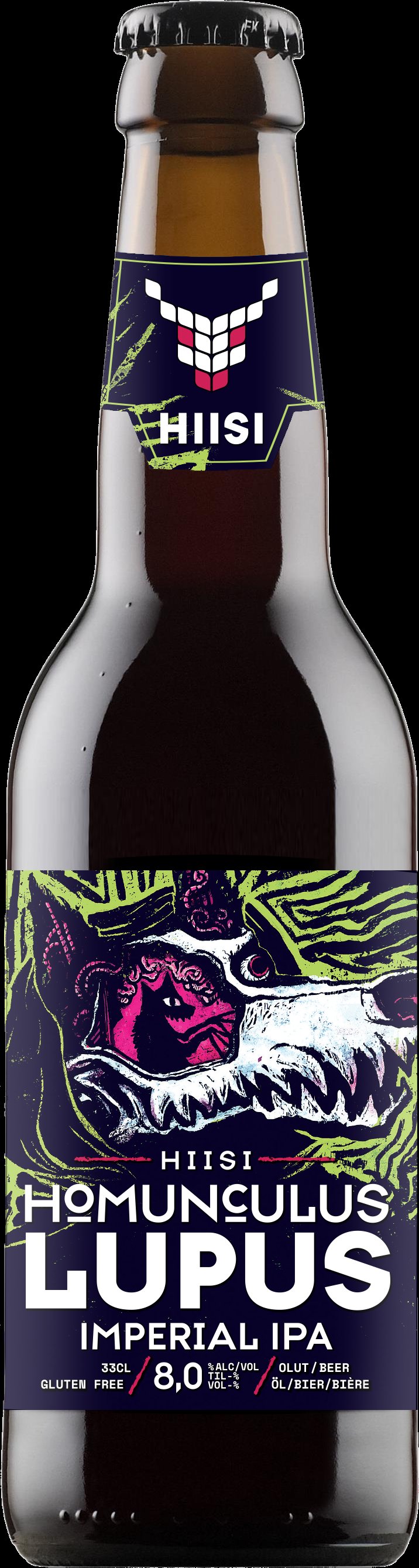 HIISI Homunculus Lupus Imperial IPA 8,0%