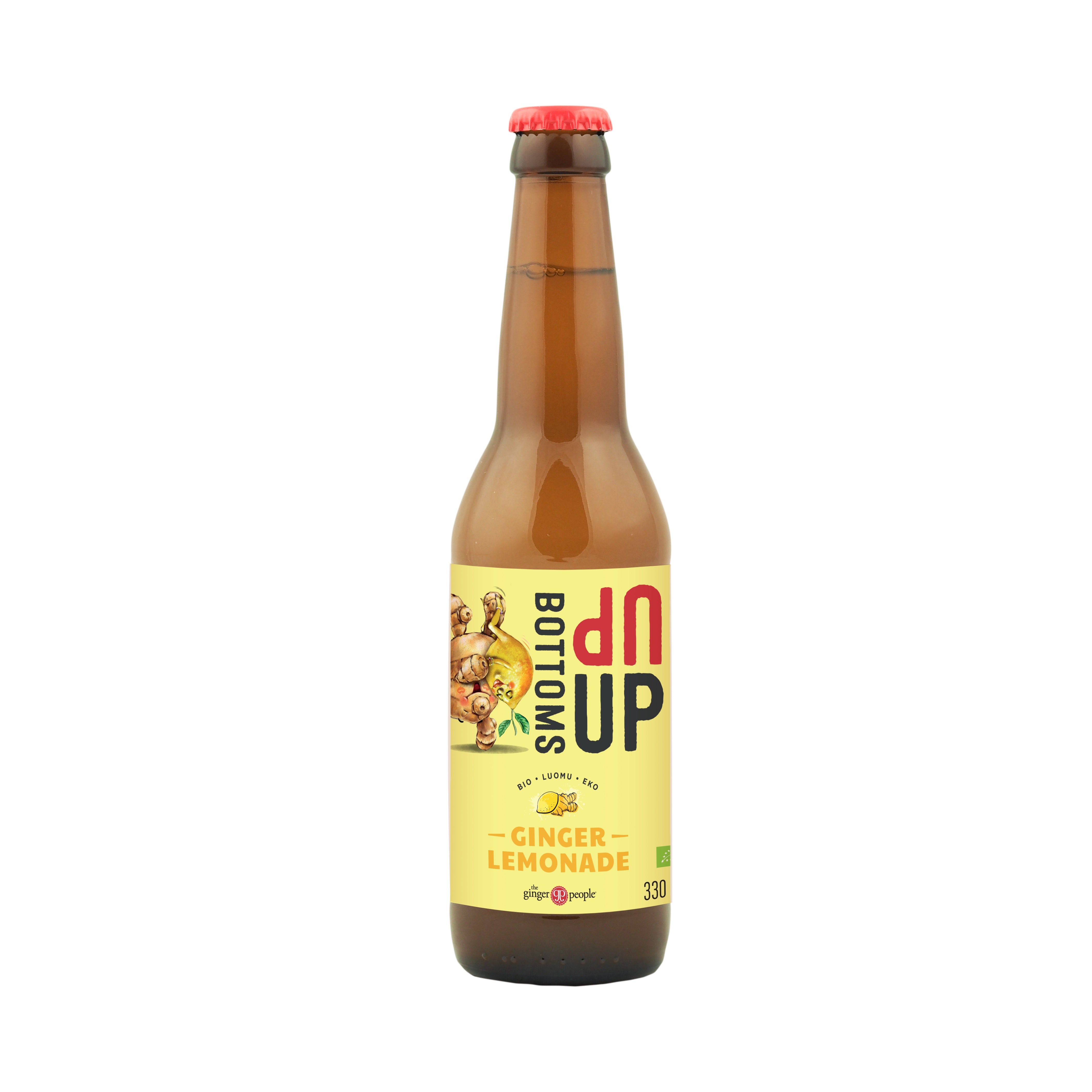 Ginger People Bottoms Up Luomu Inkivääri lemonade 330ml