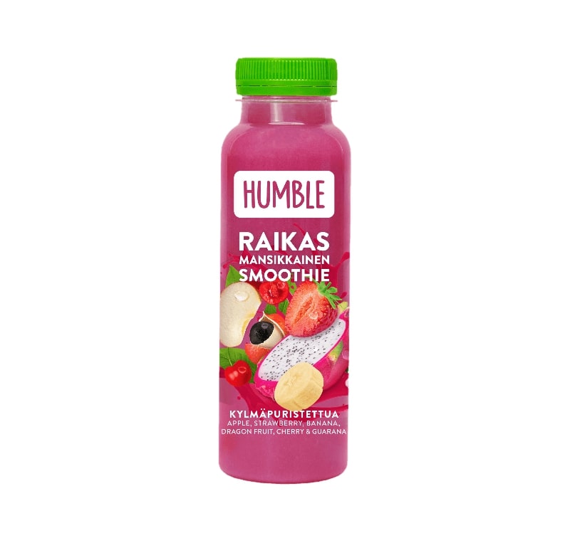 Humble Raikas Smoothie Mansikka 250ml