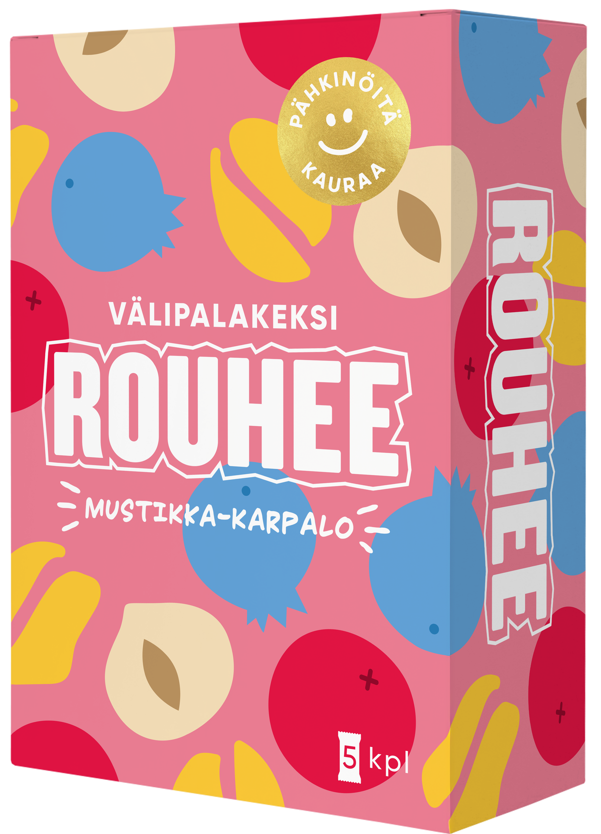 Rouhee Mustikka-Karpalo välipalakeksi 30g x5
