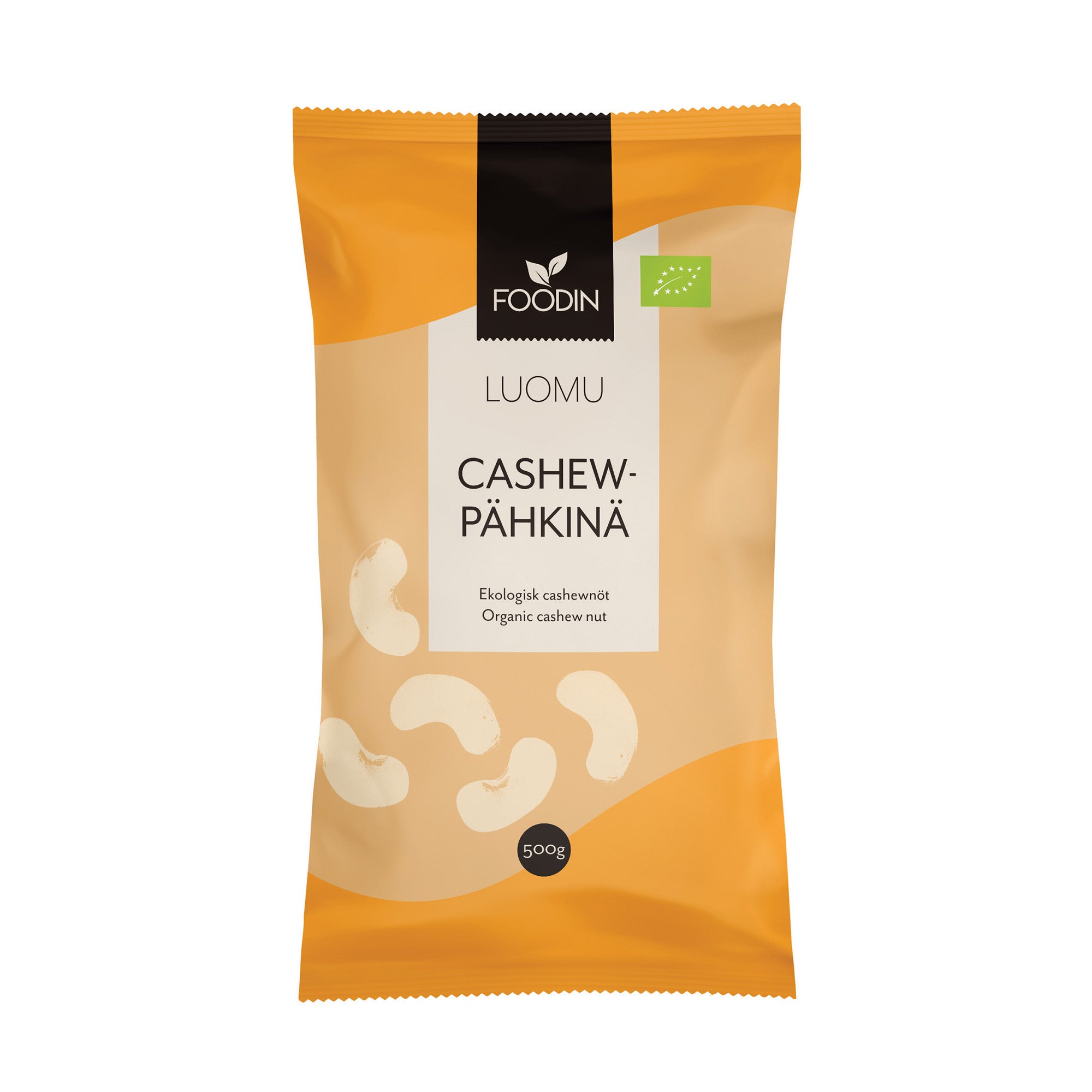 Foodin Cashewpähkinä luomu 500g