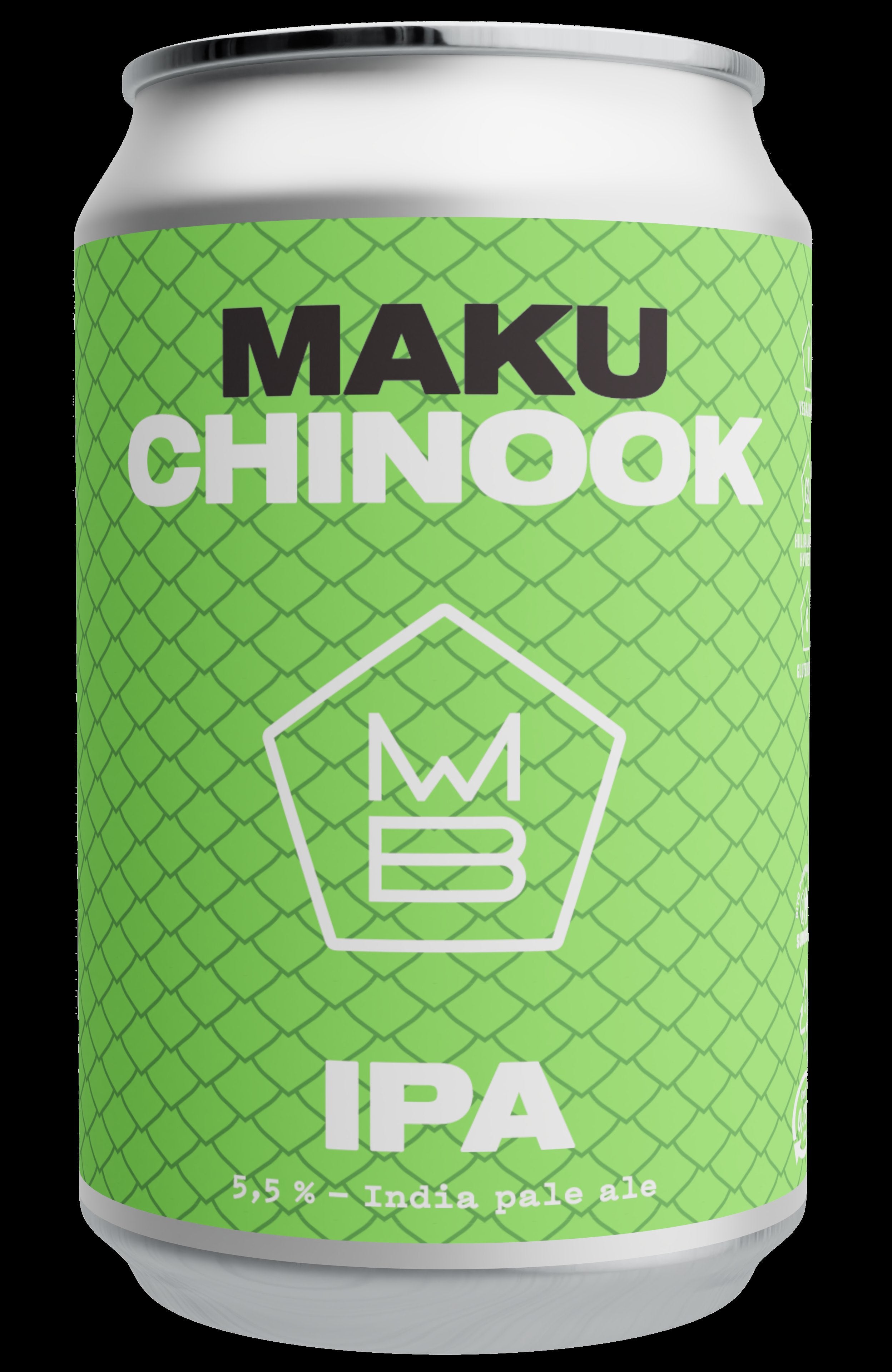 Maku Brewing 5,5% 0.33l Chinook IPA olut tlk