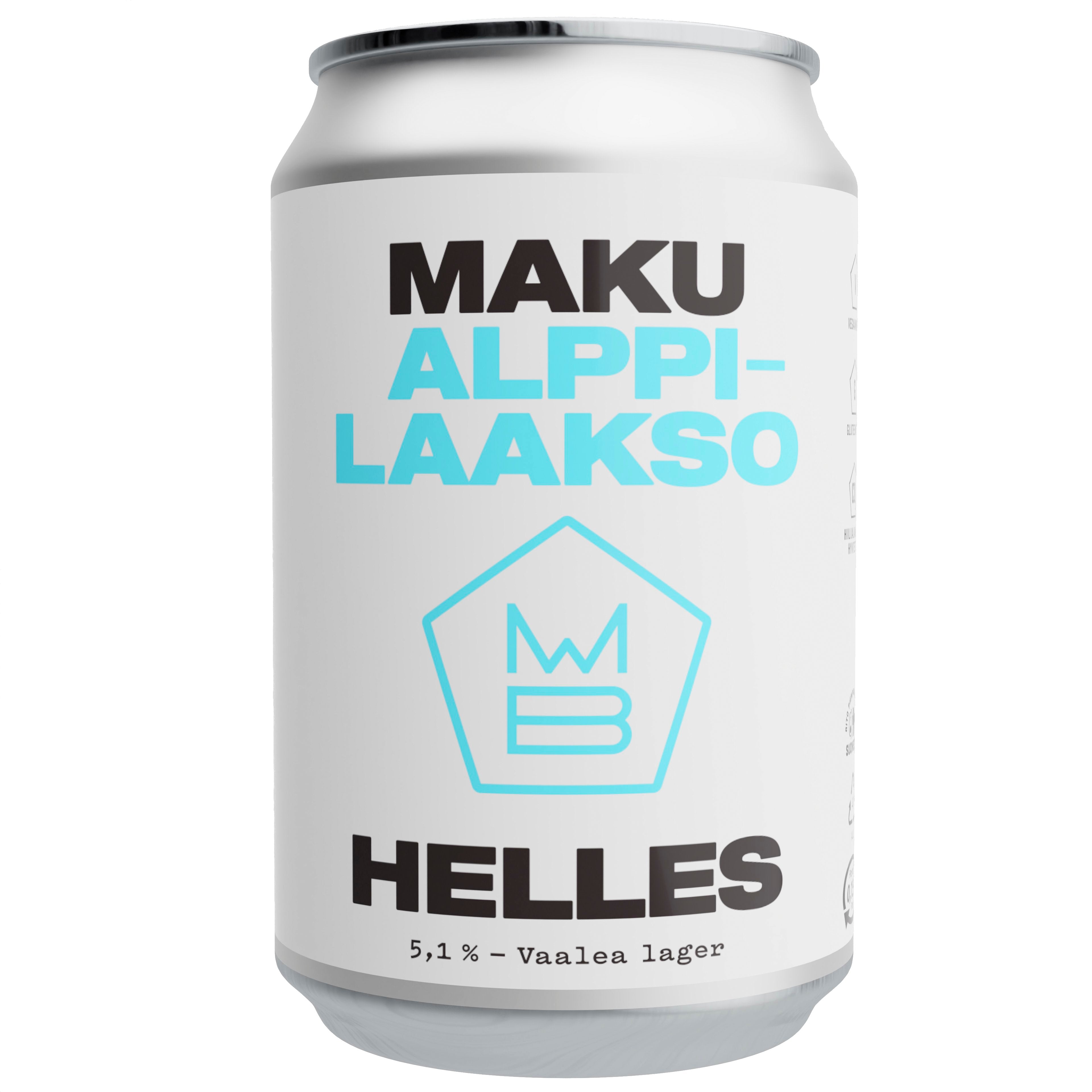 Maku Brewing 5,1 % 0.33l Helles olut tlk