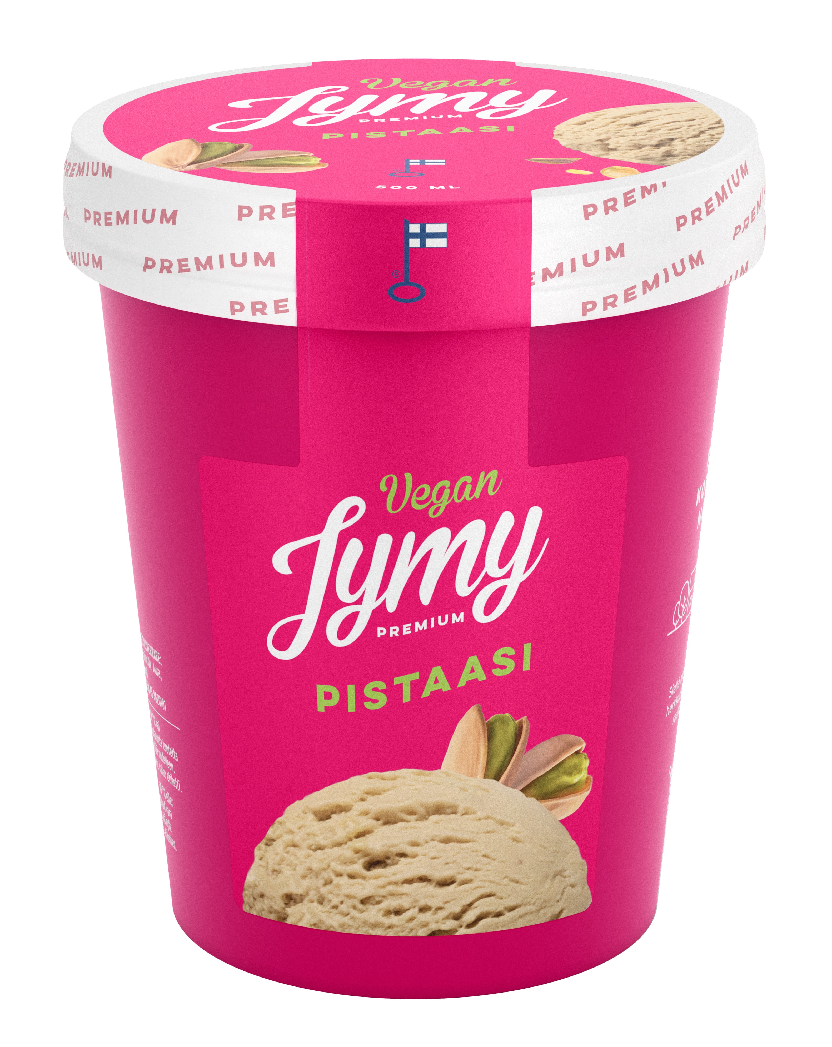 Jymy Paahdettu Pistaasi vegaaninen jäätelö 500ml