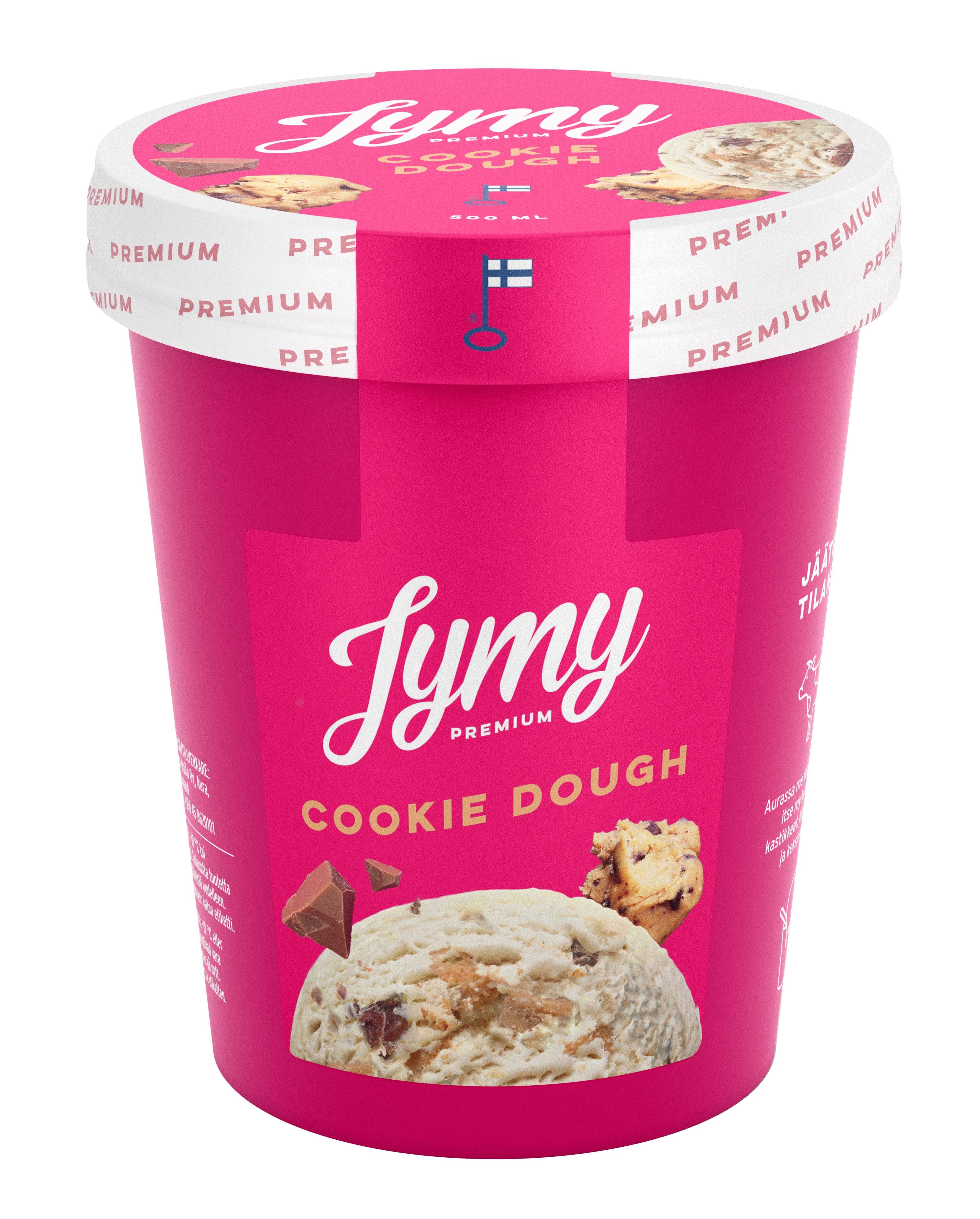 Jymy Cookie Dough kermajäätelö 500ml