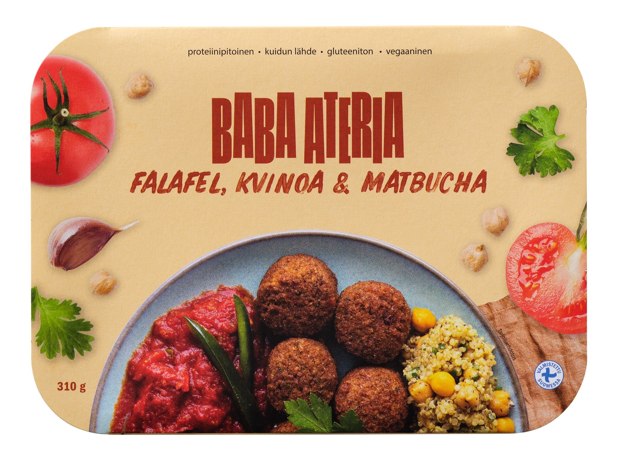 Baba Ateria 310g, Falafel, kvinoa &amp; matbucha