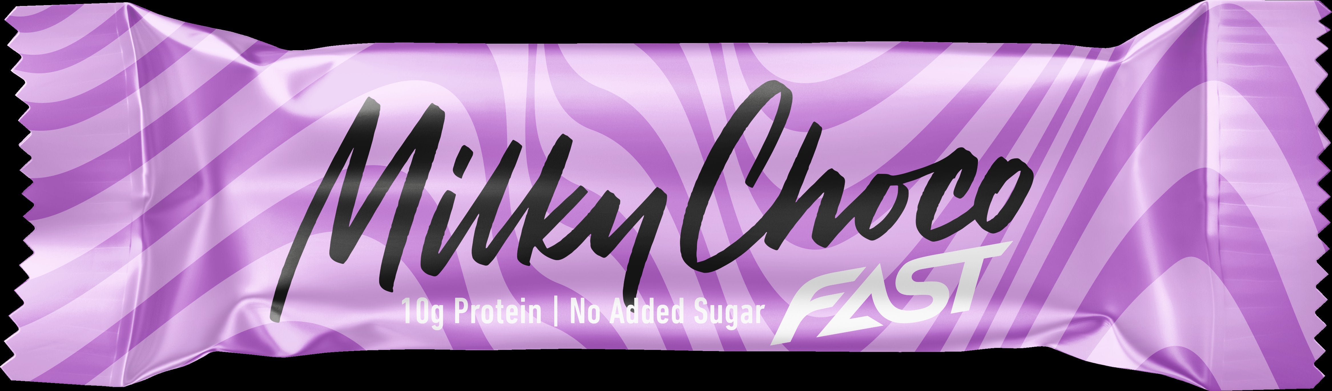 FAST Milky Choco 45 g monikerroksinen proteiinipatukka