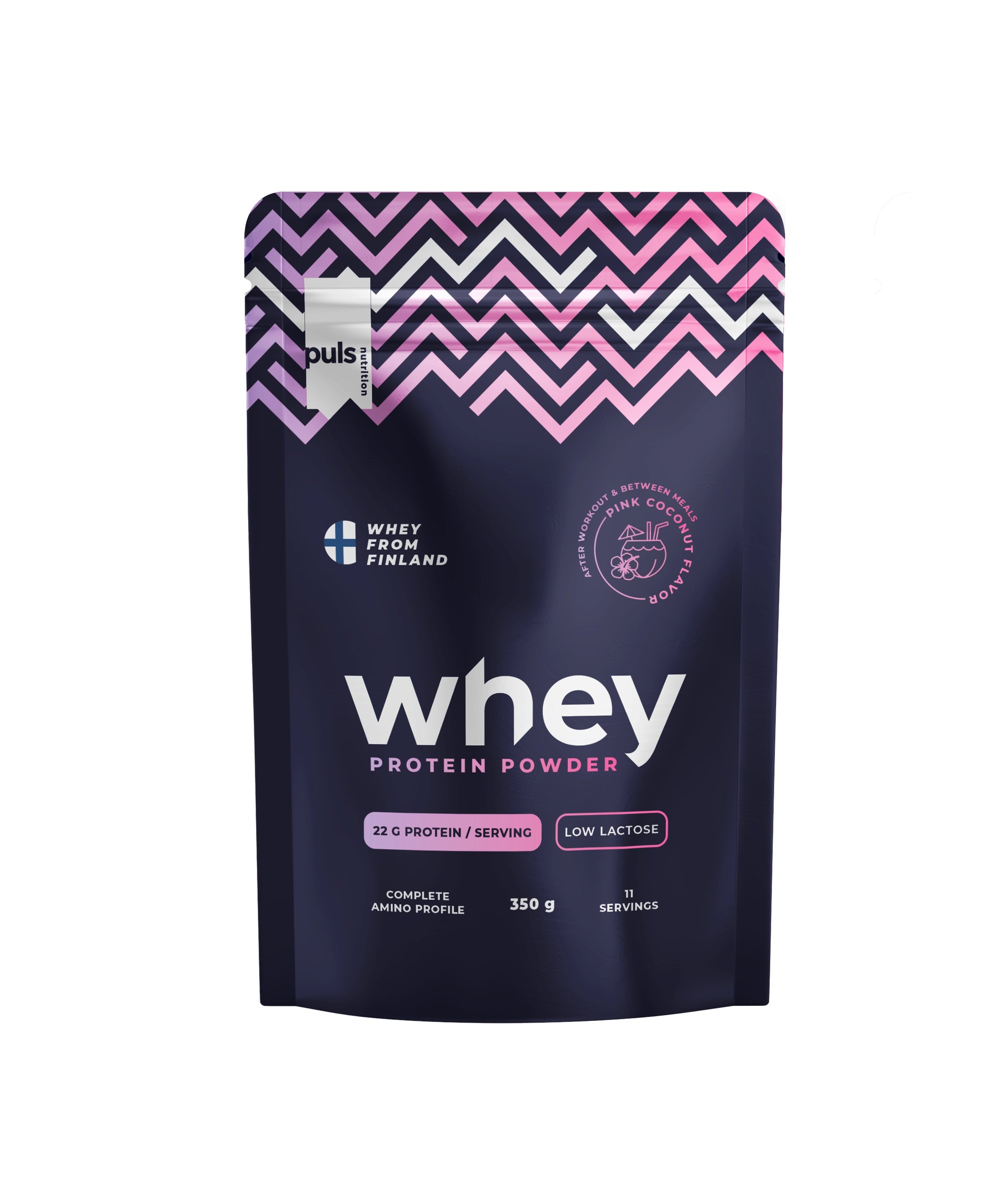 PULS WHEY Pink Coconut Proteiinijuomajauhe 350g