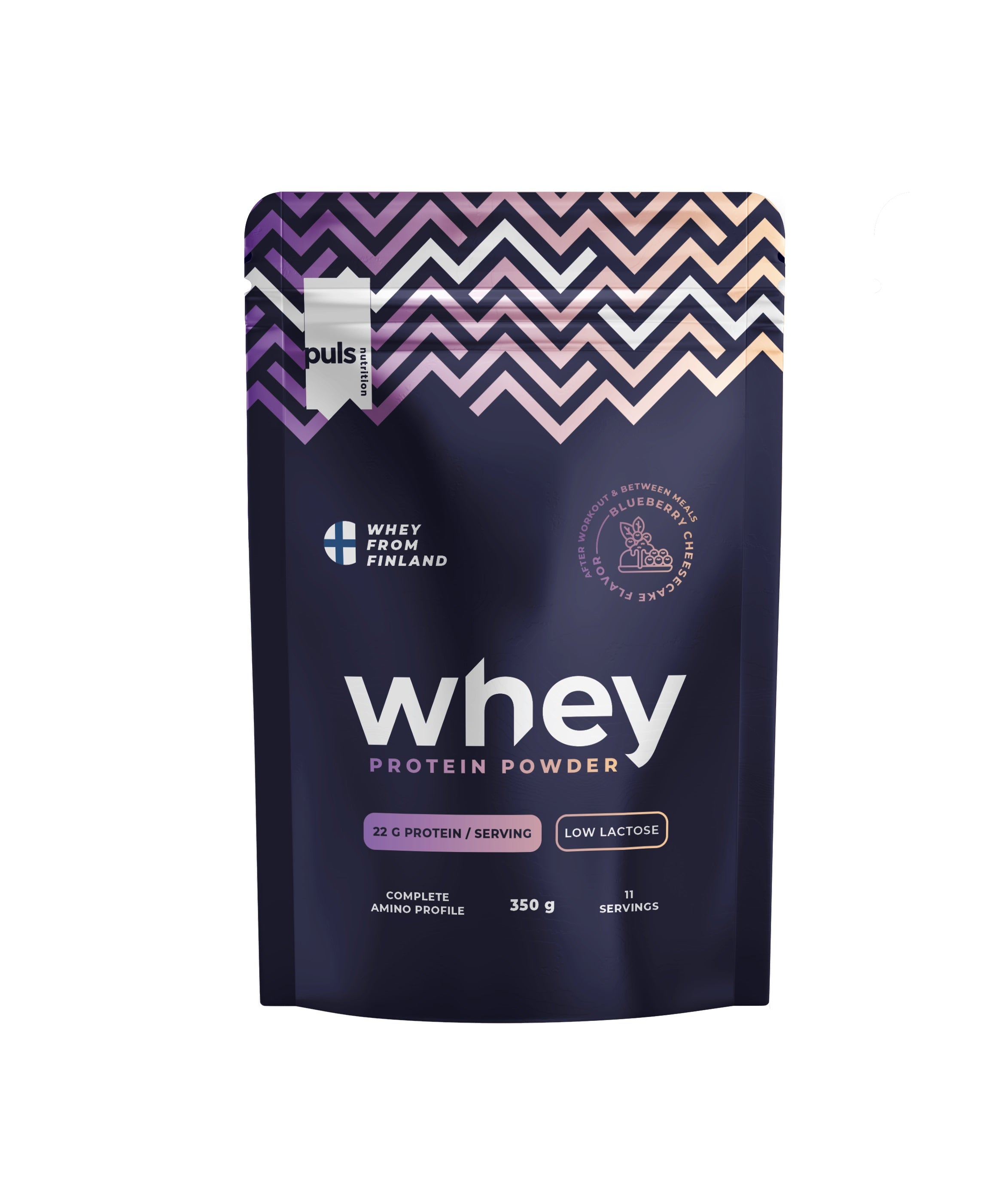 PULS WHEY Blueberry Cheesecake Proteiinijuomajauhe 350g