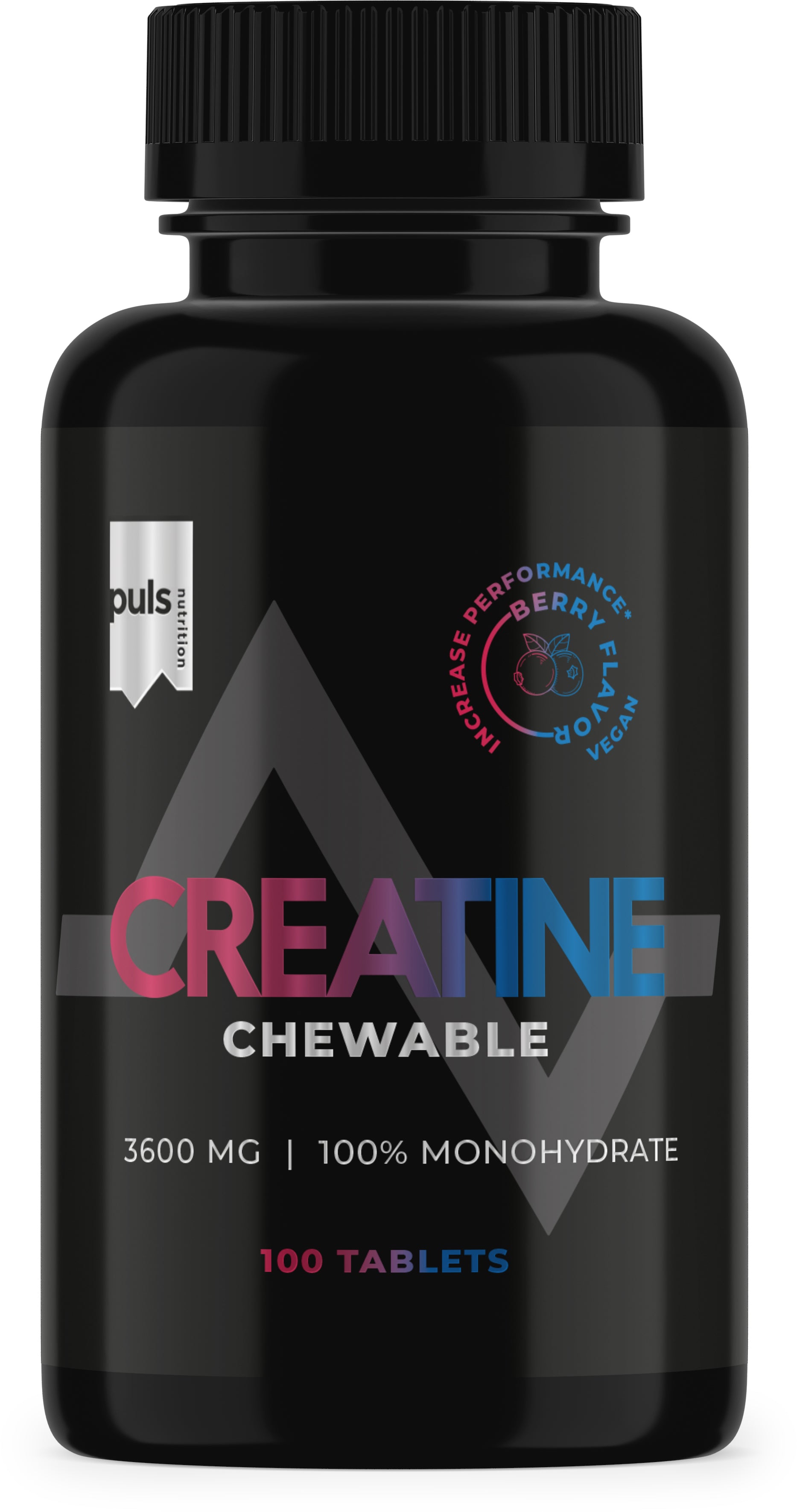 PULS Pureskeltava Kreatiini marjat 100 tabl