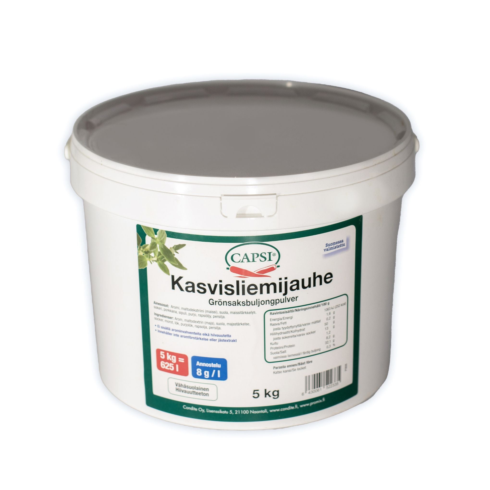 Capsi Kasvisliemijauhe 5kg (625l (8g/l))