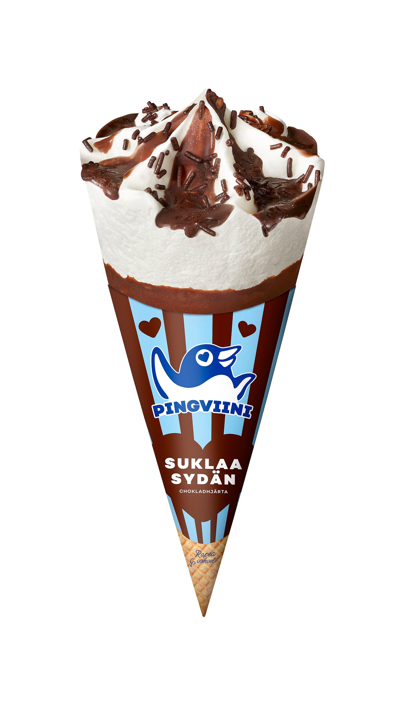 Pingviini Suklaasydän jäätelötuutti 106g/190ml