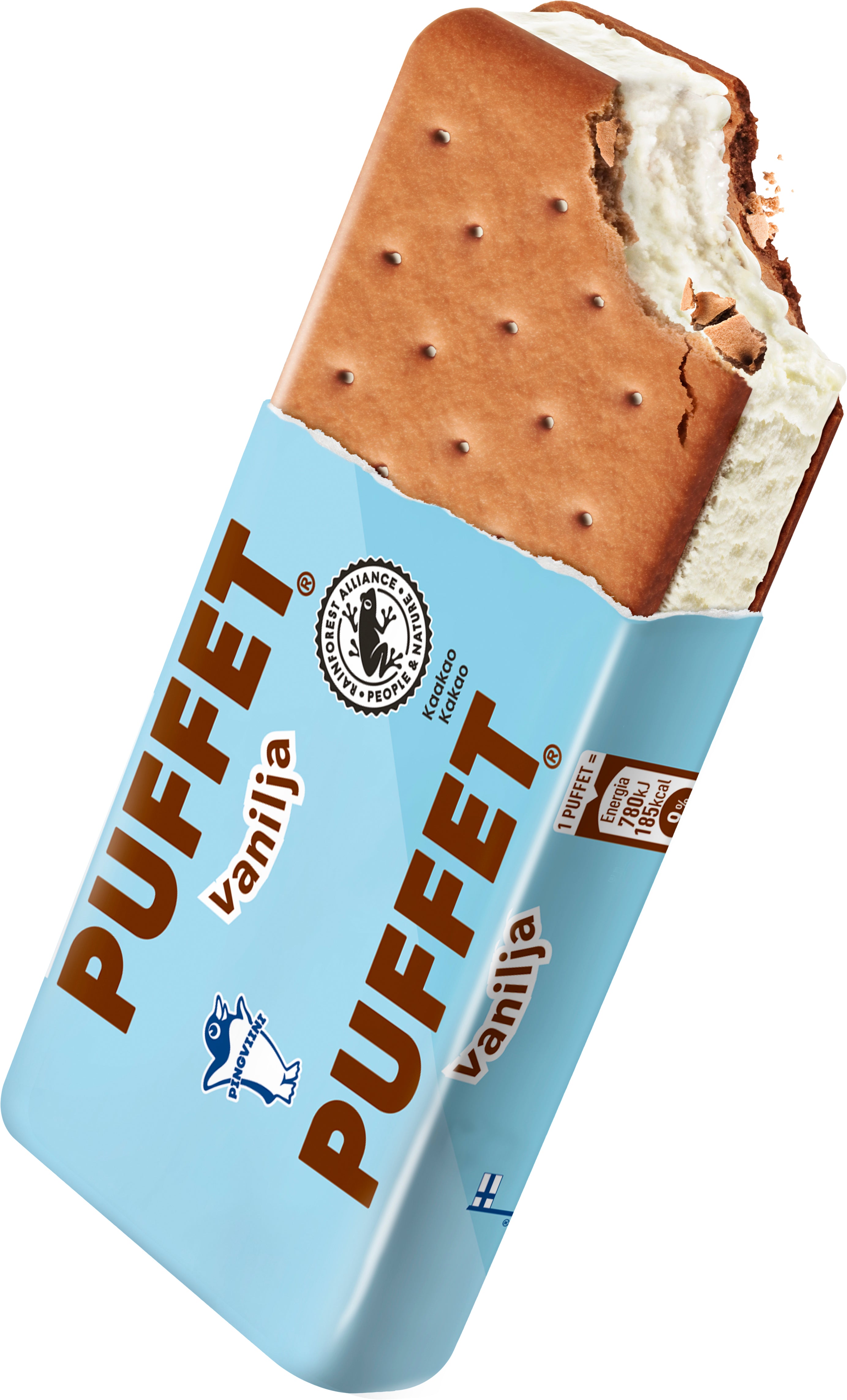 Puffet Vanilja välipalajäätelö 62g/1,1dl