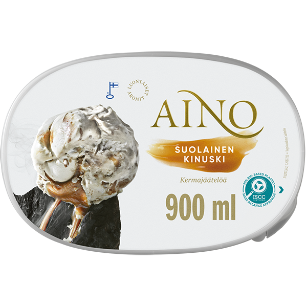 Aino Suolainen Kinuski kermajäätelö kotipakkaus 522g/900ml