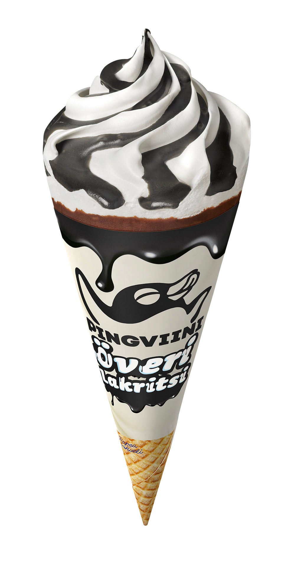 Pingviini Överi Lakritsi jäätelötuutti 103g/165ml