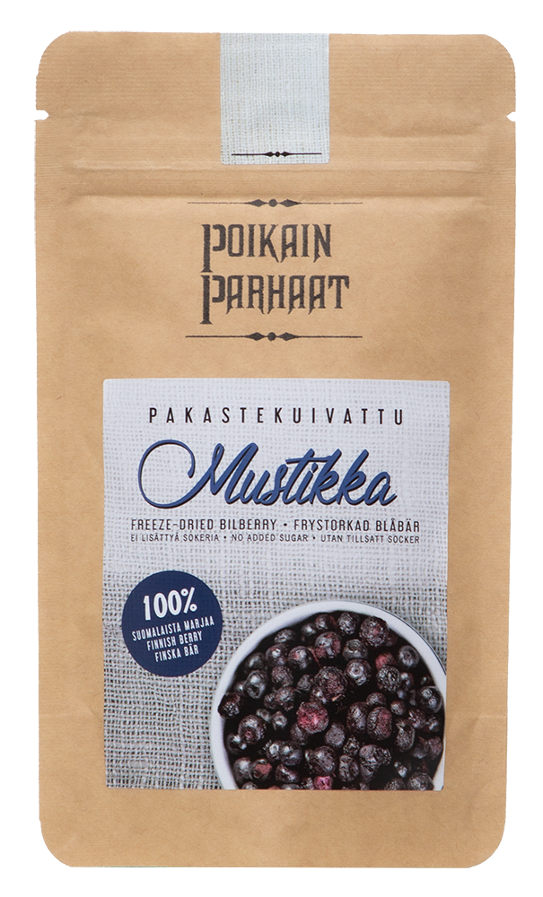 Poikain Parhaat Pakastekuivattu mustikka 15g
