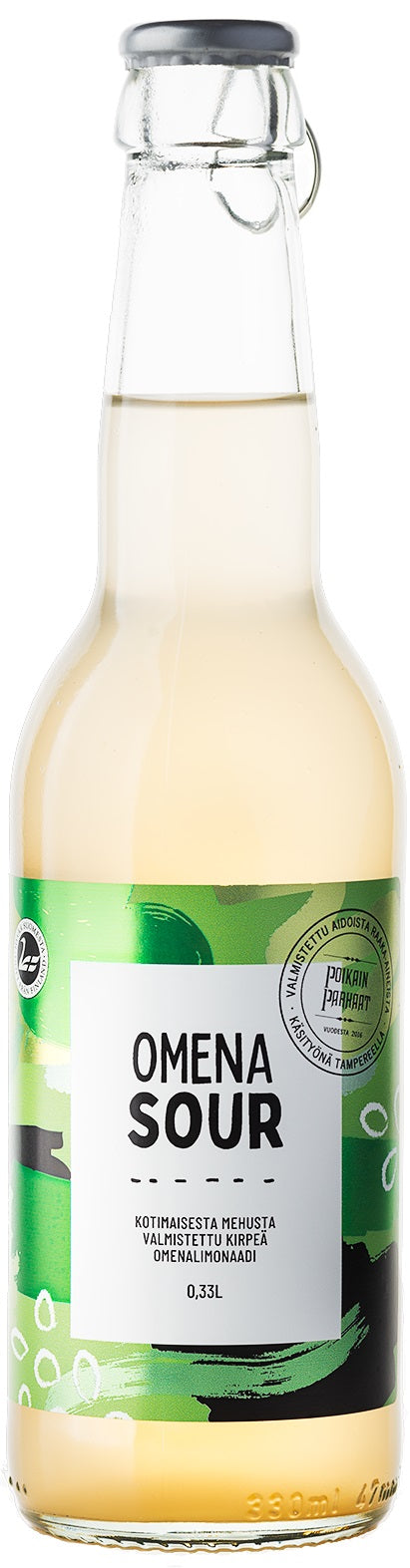 Poikain Parhaat SOUR Omenalimonaadi 0,33l KLP