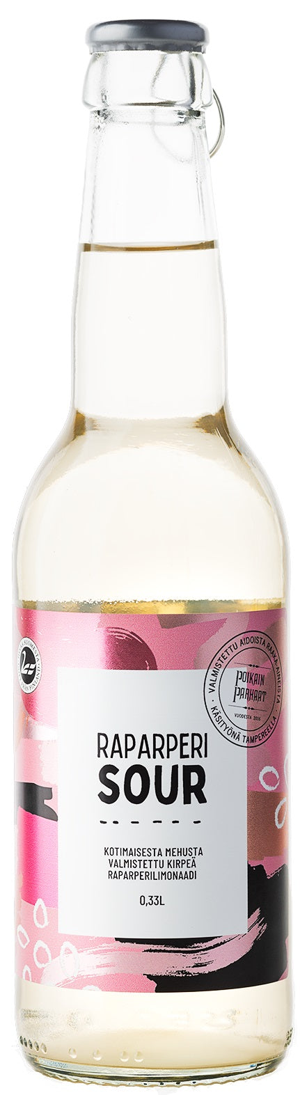 Poikain Parhaat SOUR Raparperilimonaadi 0,33l KLP