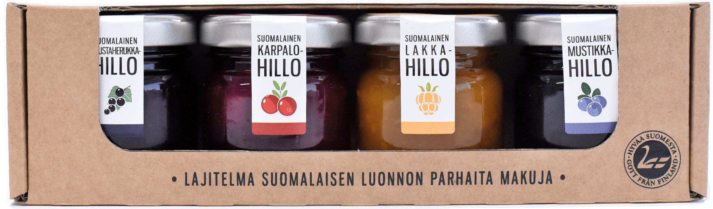 Poikain Parhaat Suomalainen marjahillolajitelma 4x45g