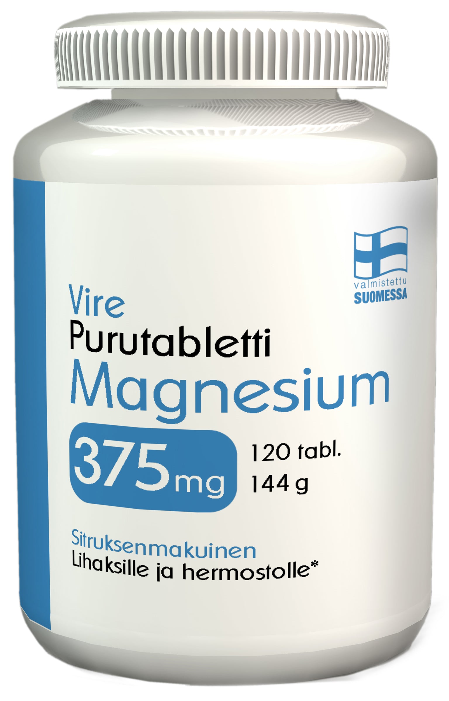 Vire Magnésium purutbl 375mg 120tbl sitr