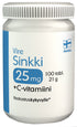 Vire Sinkki + C-vitamines 25mg 100tbl