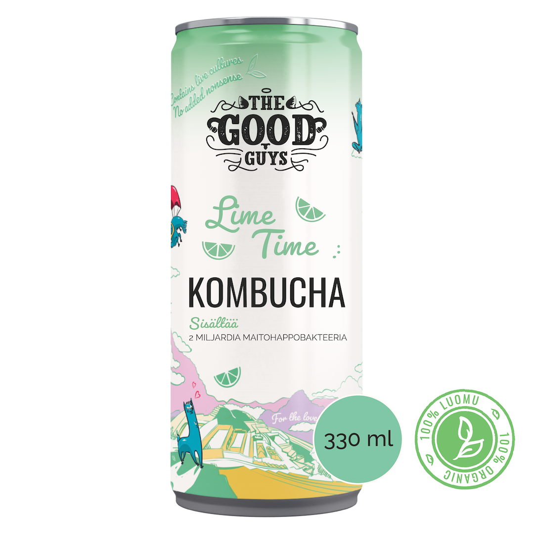 The Good Guys Lime Time Kombucha