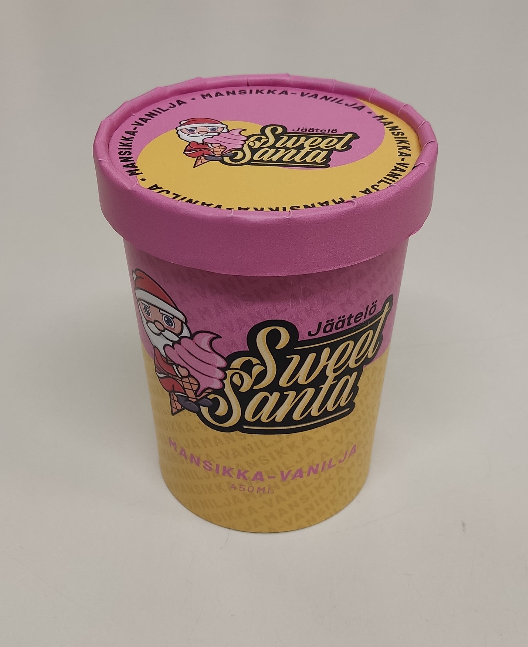 Sweet Santa Laktoositon Mansikka-Vanilja 450ml