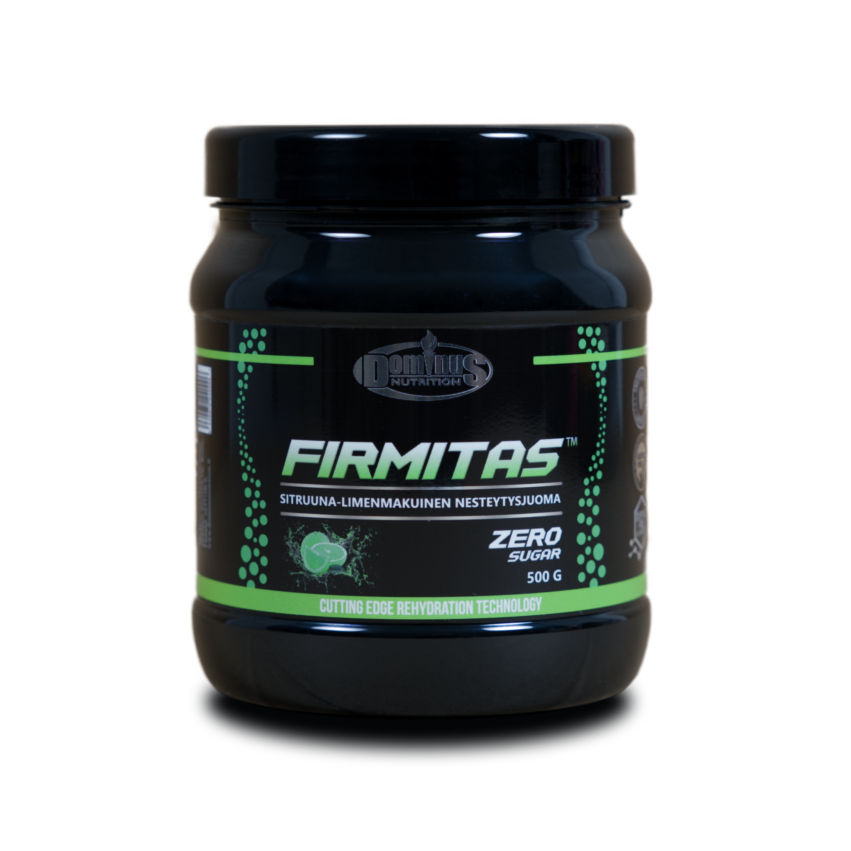 Dominus Nutrition FIRMITAS™ Sitruuna-lime 500 g ZERO sugar nesteytysjuomavalmiste