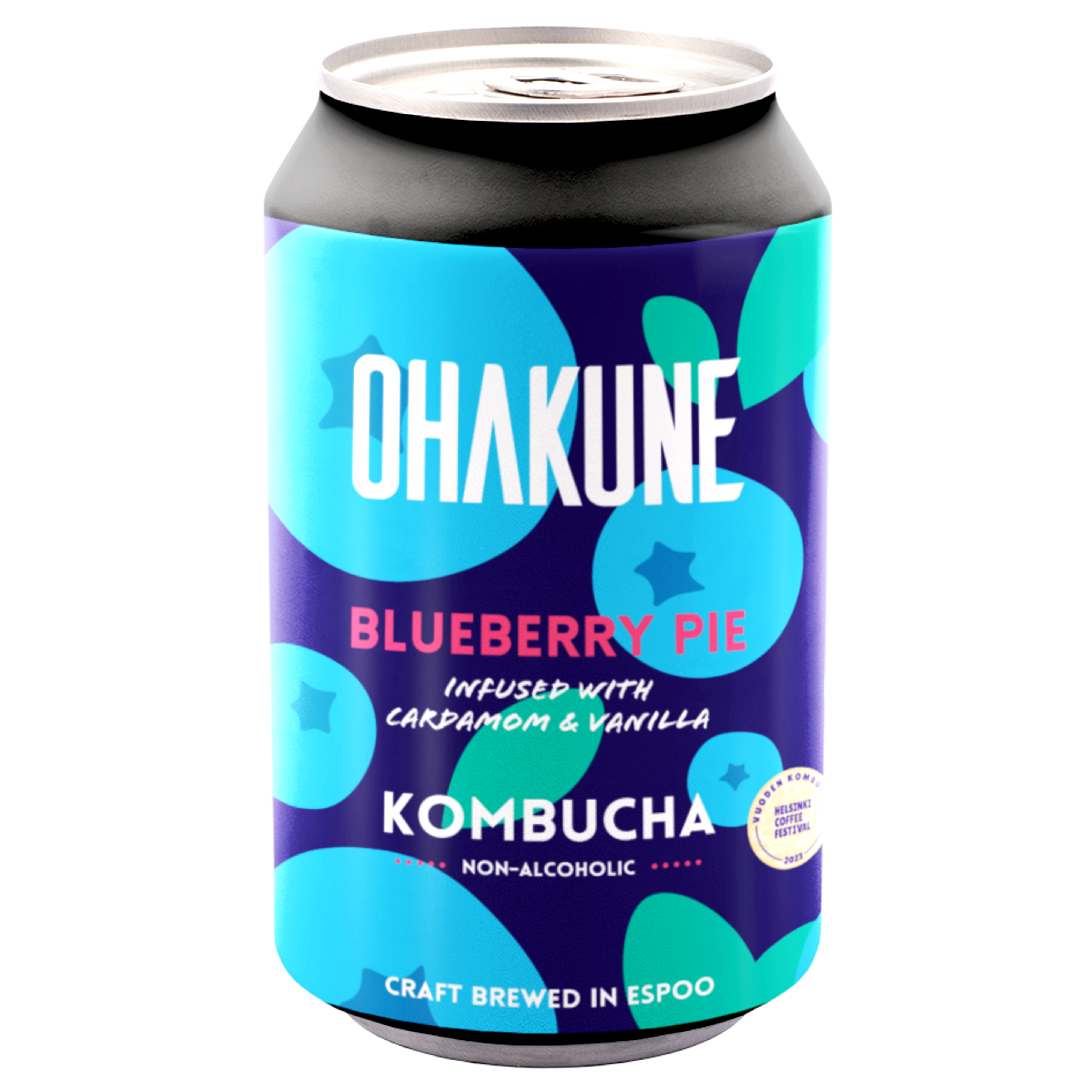 Ohakune Kombucha Blueberry Pie teejuoma, 330ml