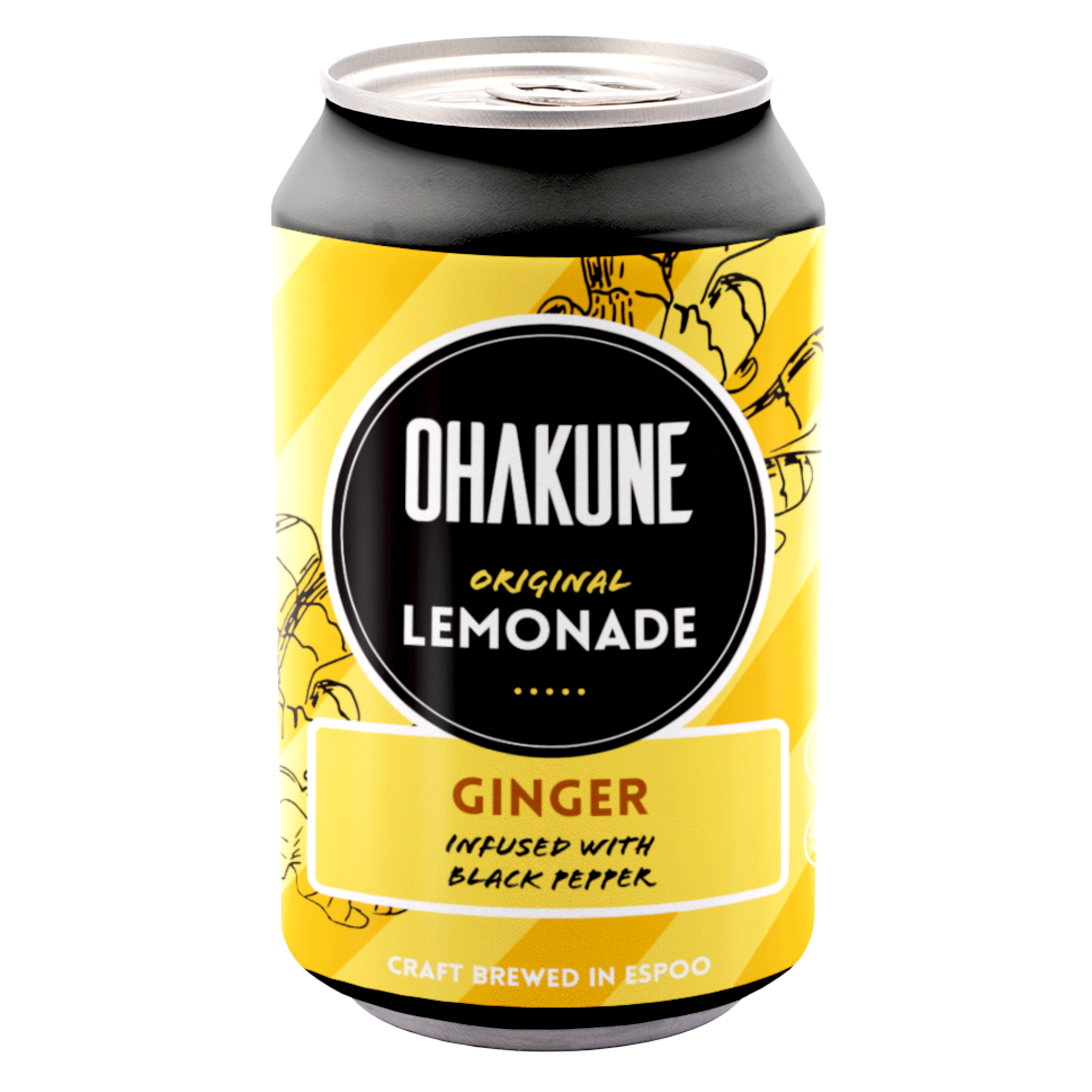 Ohakune Original Lemonade Ginger virvoitusjuoma 330ml
