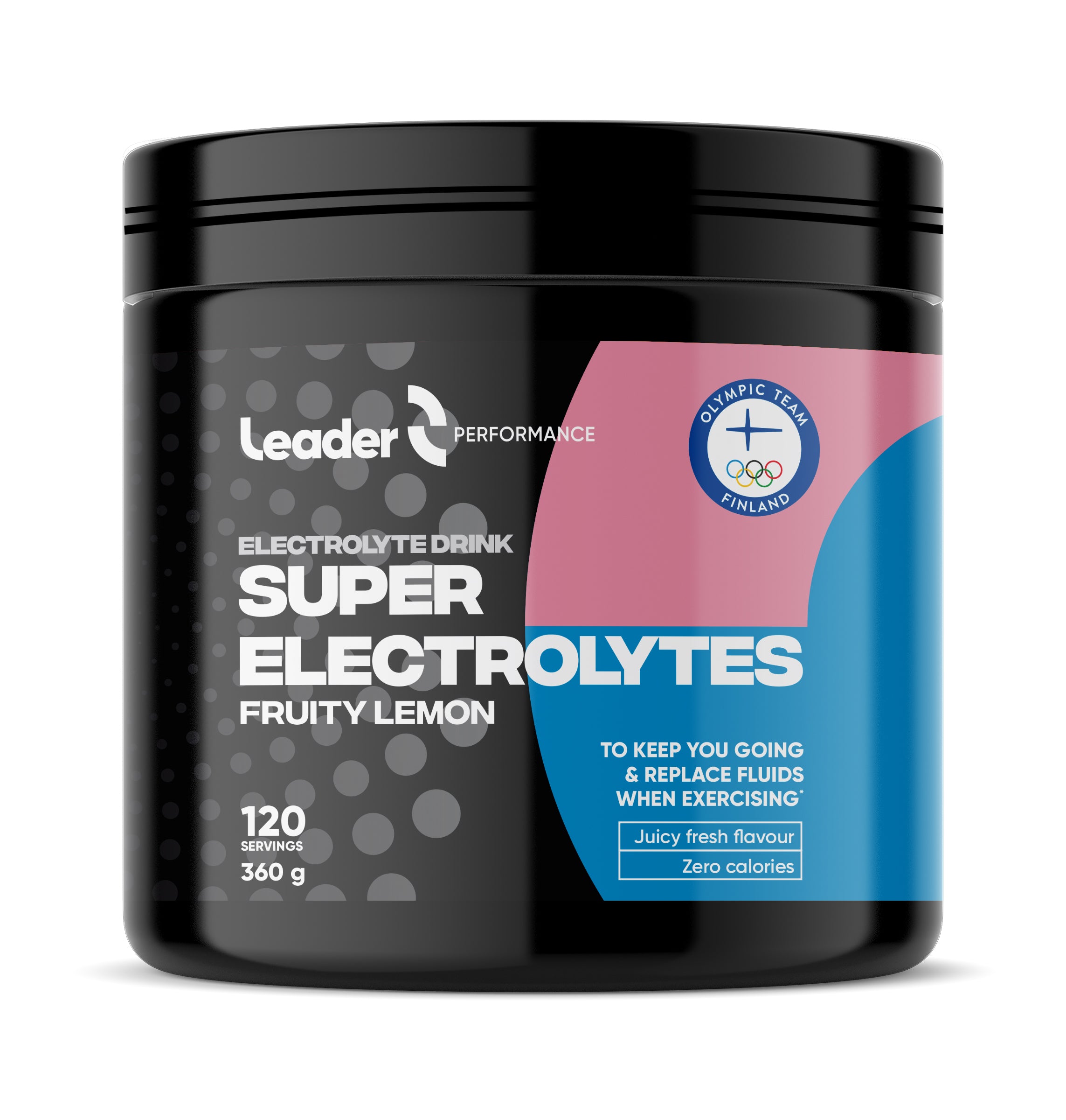 Leader Performance Super Electrolytes sitruksenmakuinen elektrolyyttijauhe 360 g