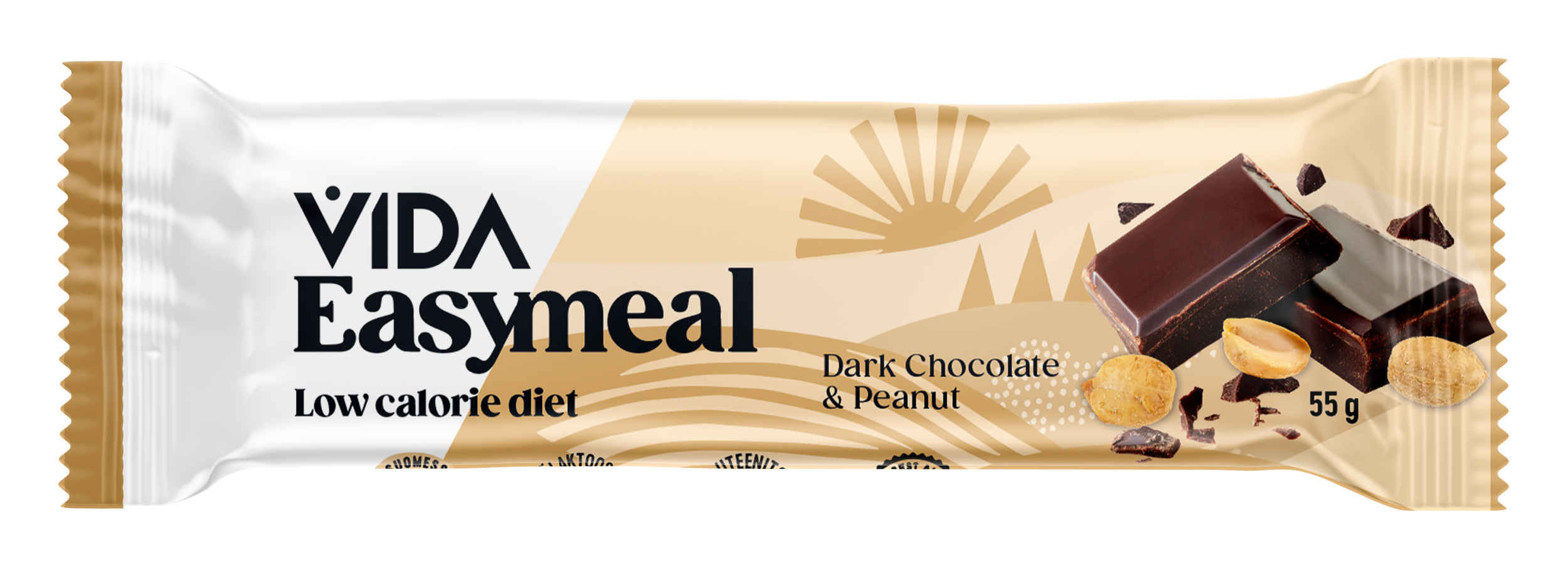 Vida repas facile patukka 55g chocolat noir-pois