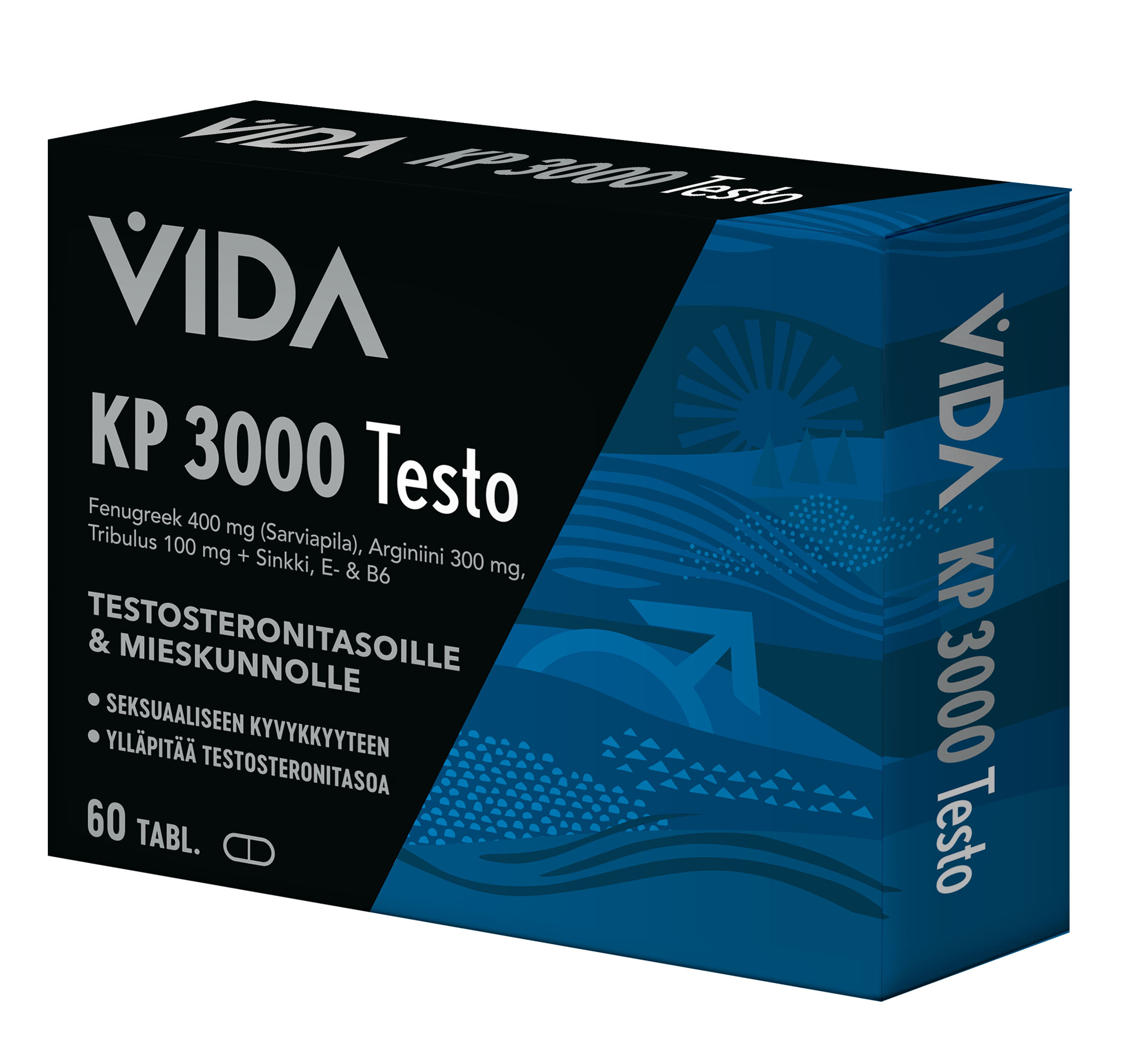 Vida KP 3000 Testo ravintolisä 60 tabl